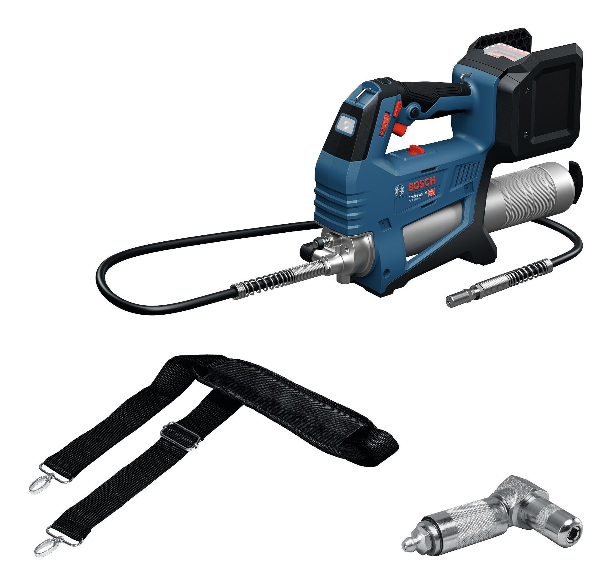 BOSCH Akku-Kartuschenpistole GFP 18V-10, Fettpresse Ohne Akku - im Karton
