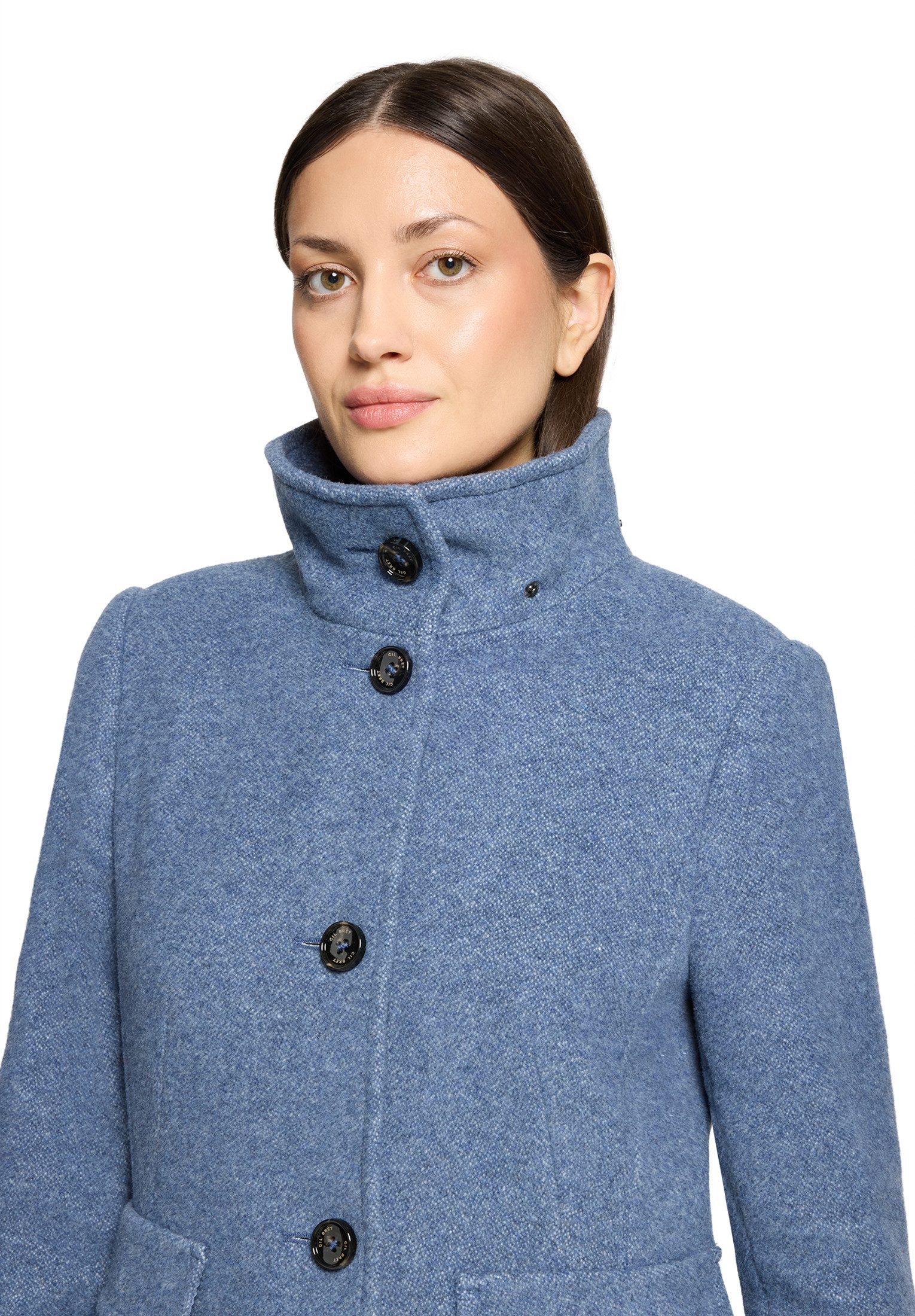 Gil Bret Wolljacke mit Karo-Einsatz in der Kapuze – Bild 4 von 5