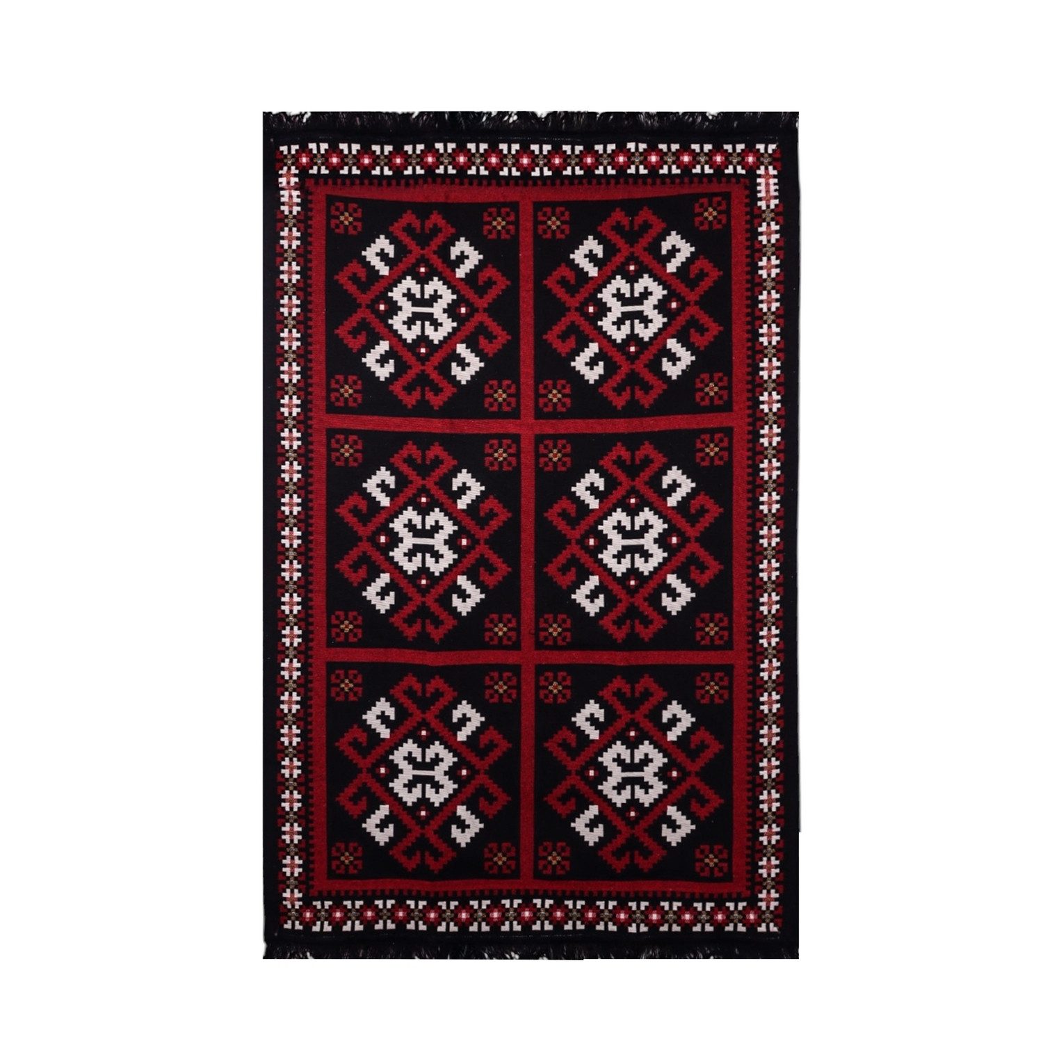 BIGGHOME Teppich Teppich wohnzimmer orientalisch–80x150 cm, Maschinenwaschbar
