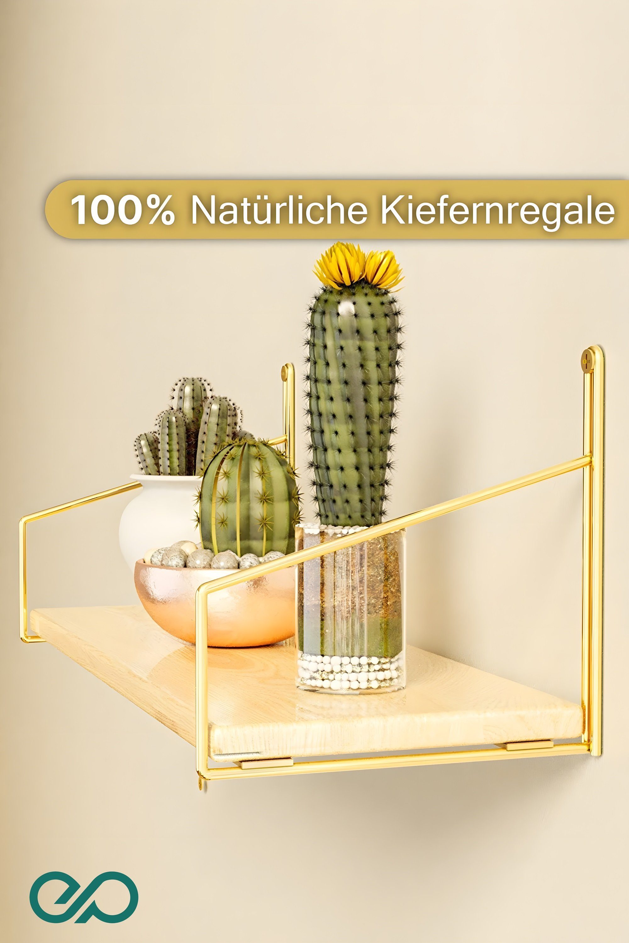 Emhelle Deko-Wandregal Wandregal Holz Schweberegal Regal günstig online kaufen