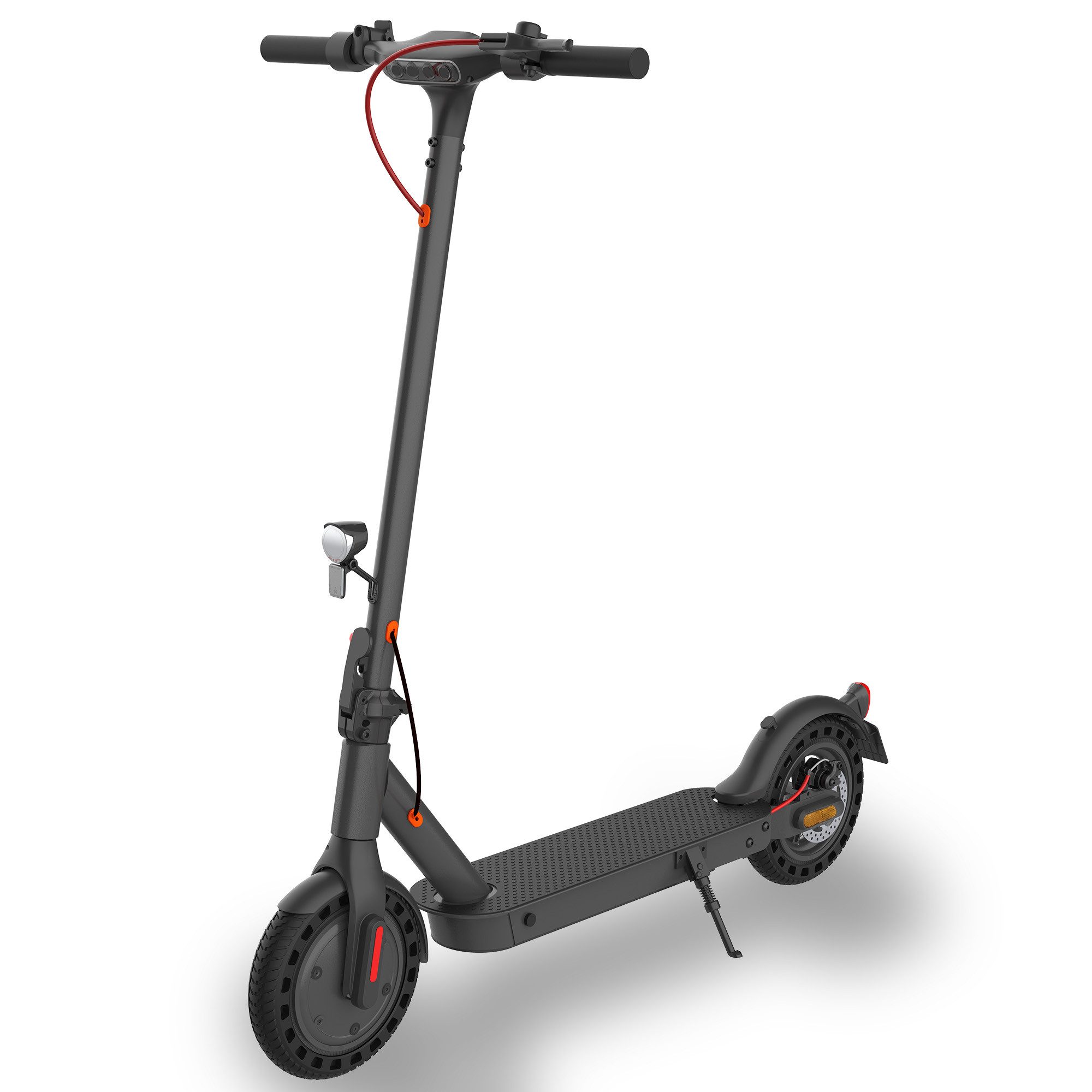 ZAMELUX E-Scooter ZAMELUX E9, 20 km/h, Kompakter StVZO‑E‑Scooter mit Stoßdämpfern und LED‑Display