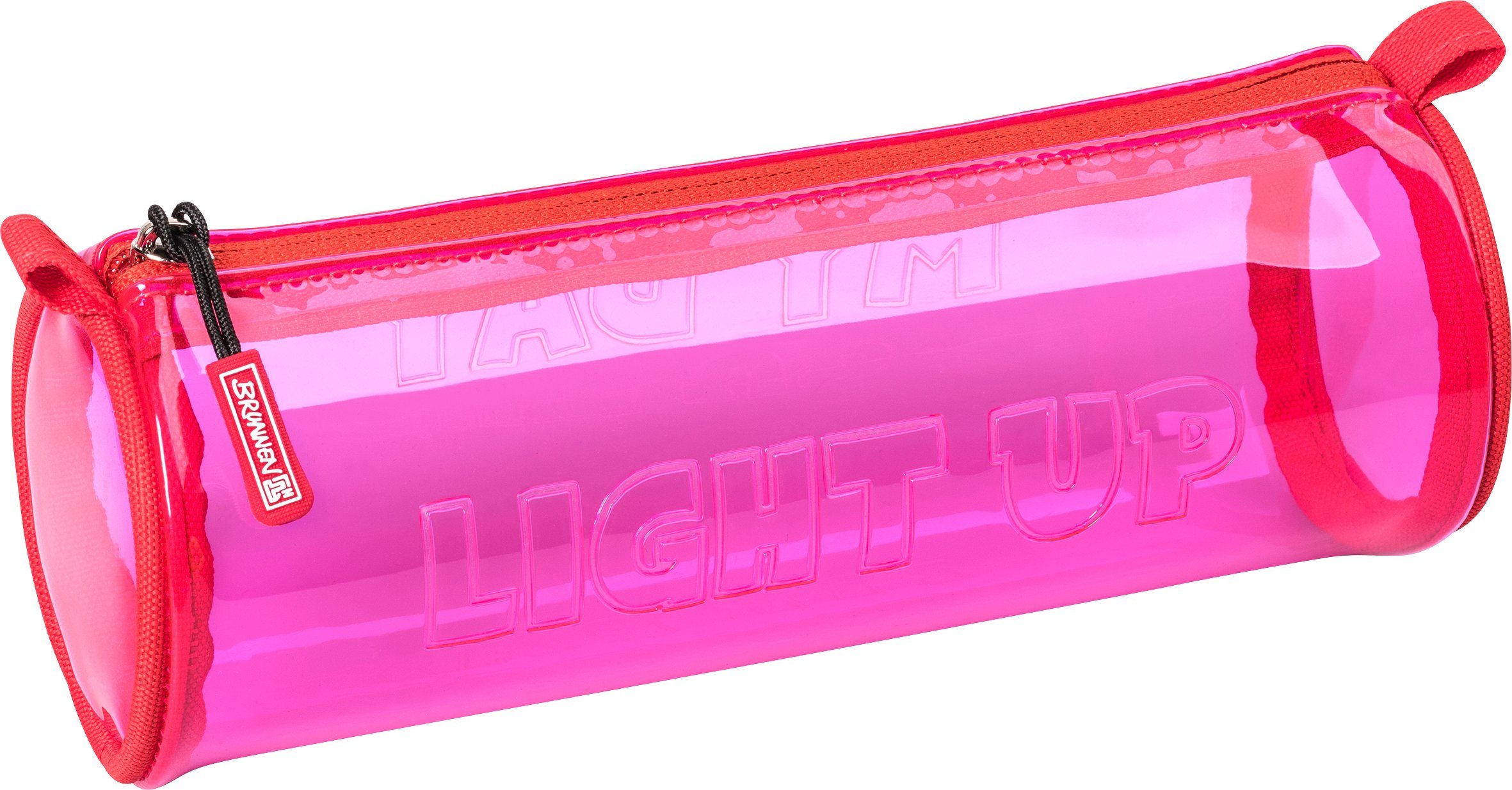 BRUNNEN Isolierband 4X BRUNNEN 104911507 Schlamper-Etui Light Up pink