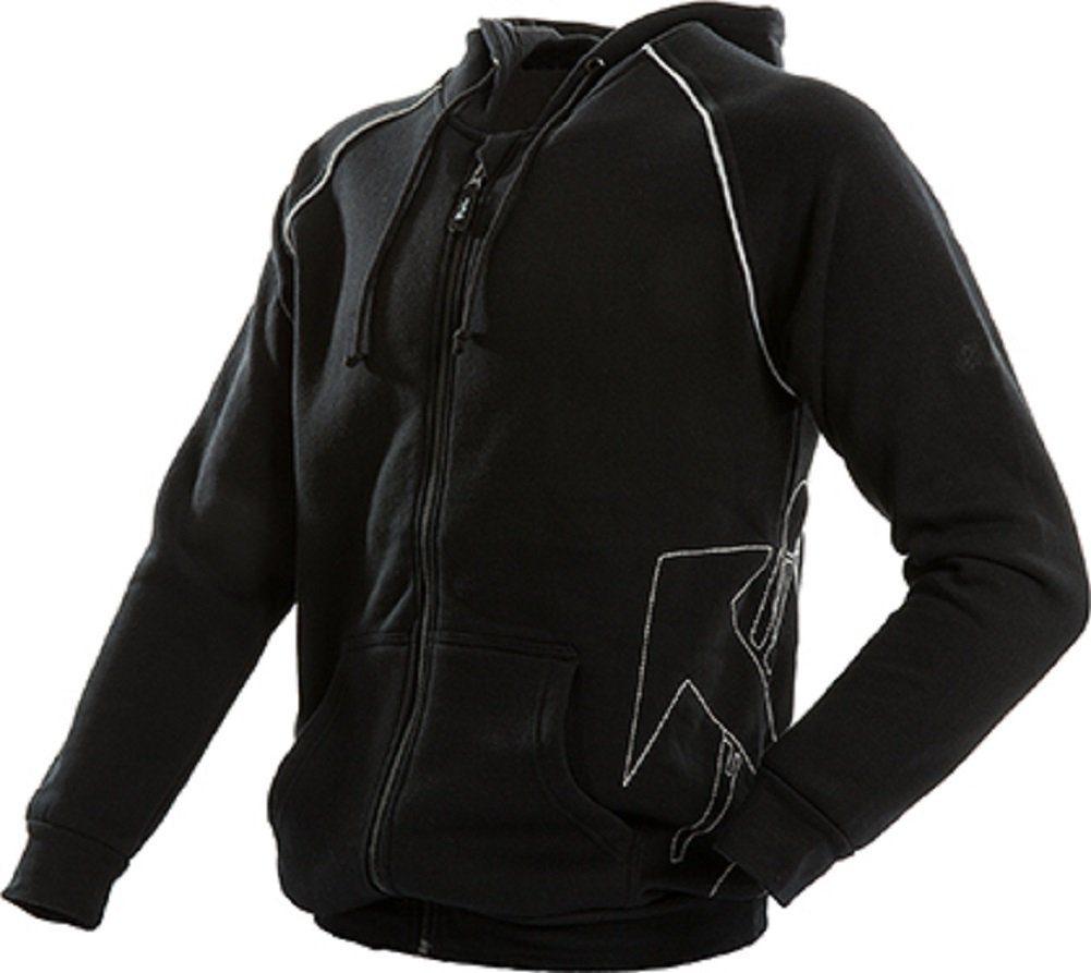 JOB Kapuzensweatjacke Hoodie-Sweatjacke DACHDECKER schwarz günstig online kaufen