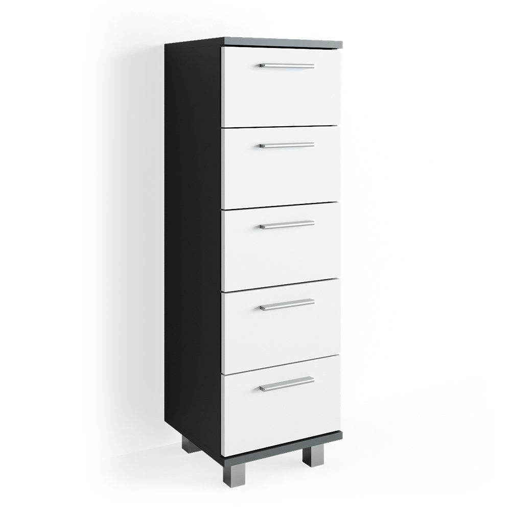 Vicco Midischrank Ilias, Weiß/Anthrazit, 30 x günstig online kaufen