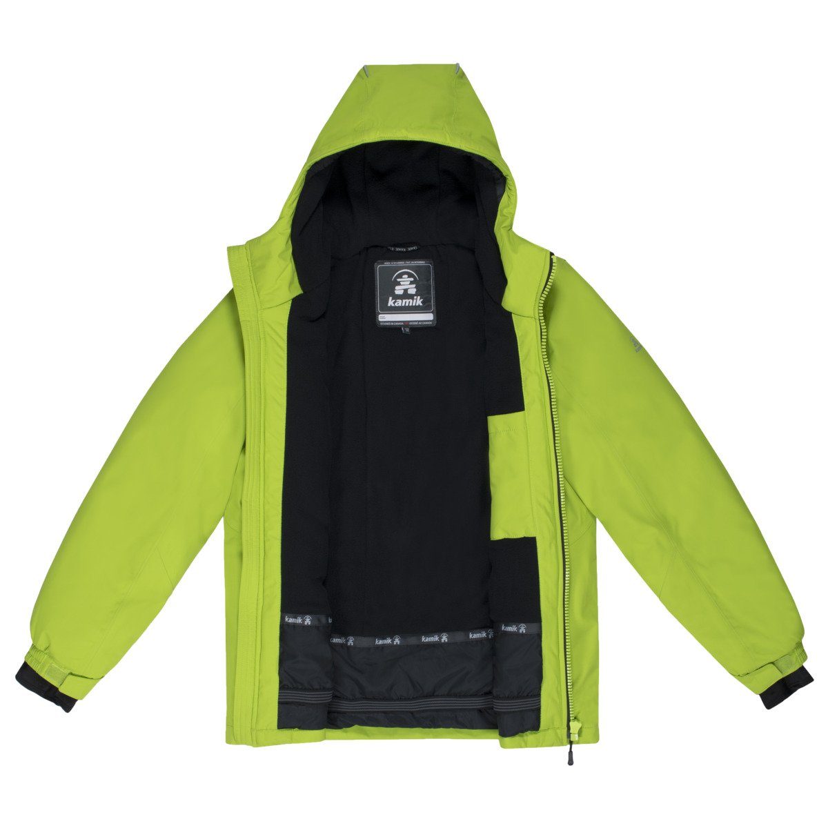 Jungen Kamik gruen Winterjacke FINN