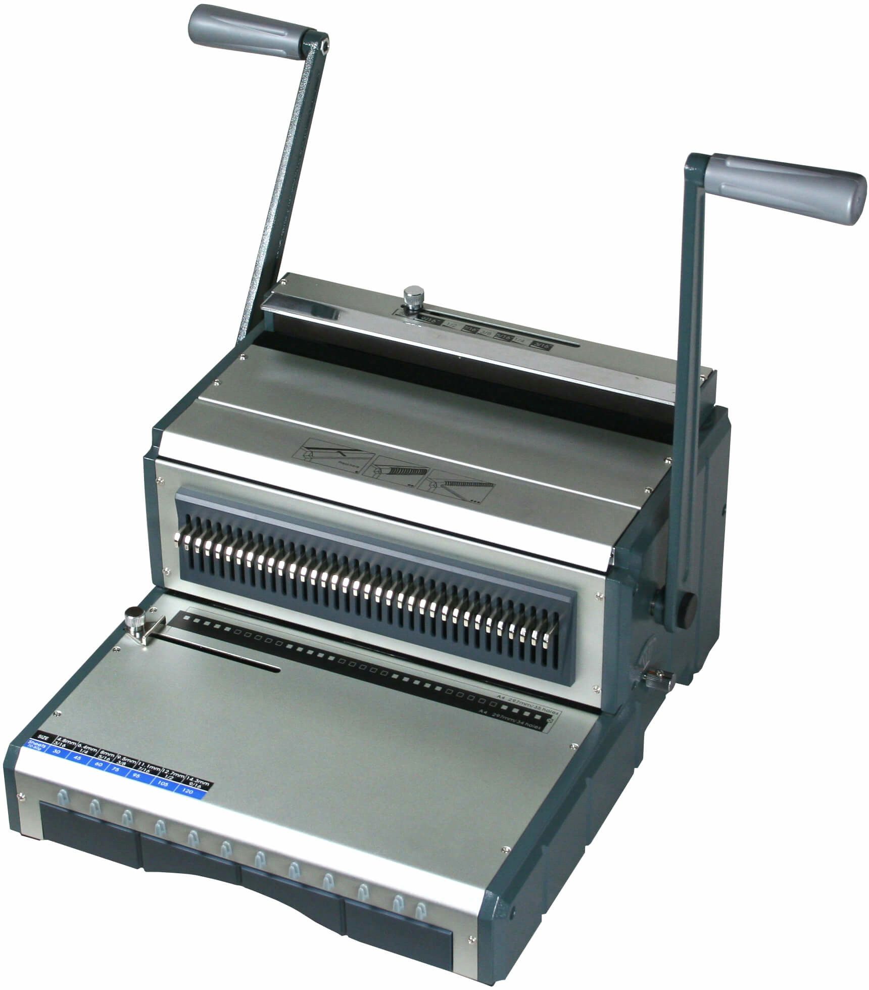 r&b Laminiersysteme Bindegerät Drahtbindegerät SY310 für 34 Ringe (3:1 Teilung)