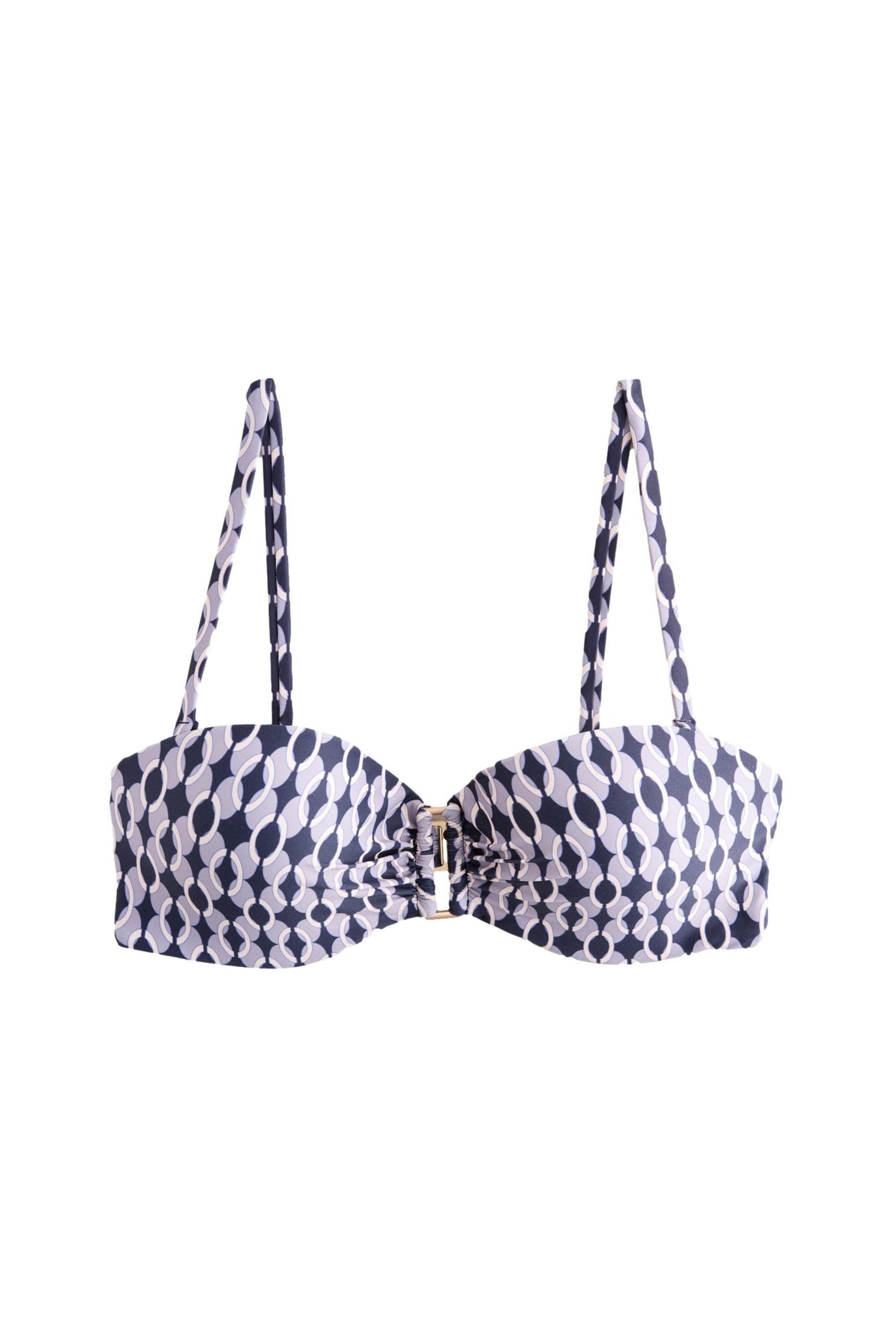 Bandeau-Bikini-Top Bandeau-Bikinioberteil mit Bügel