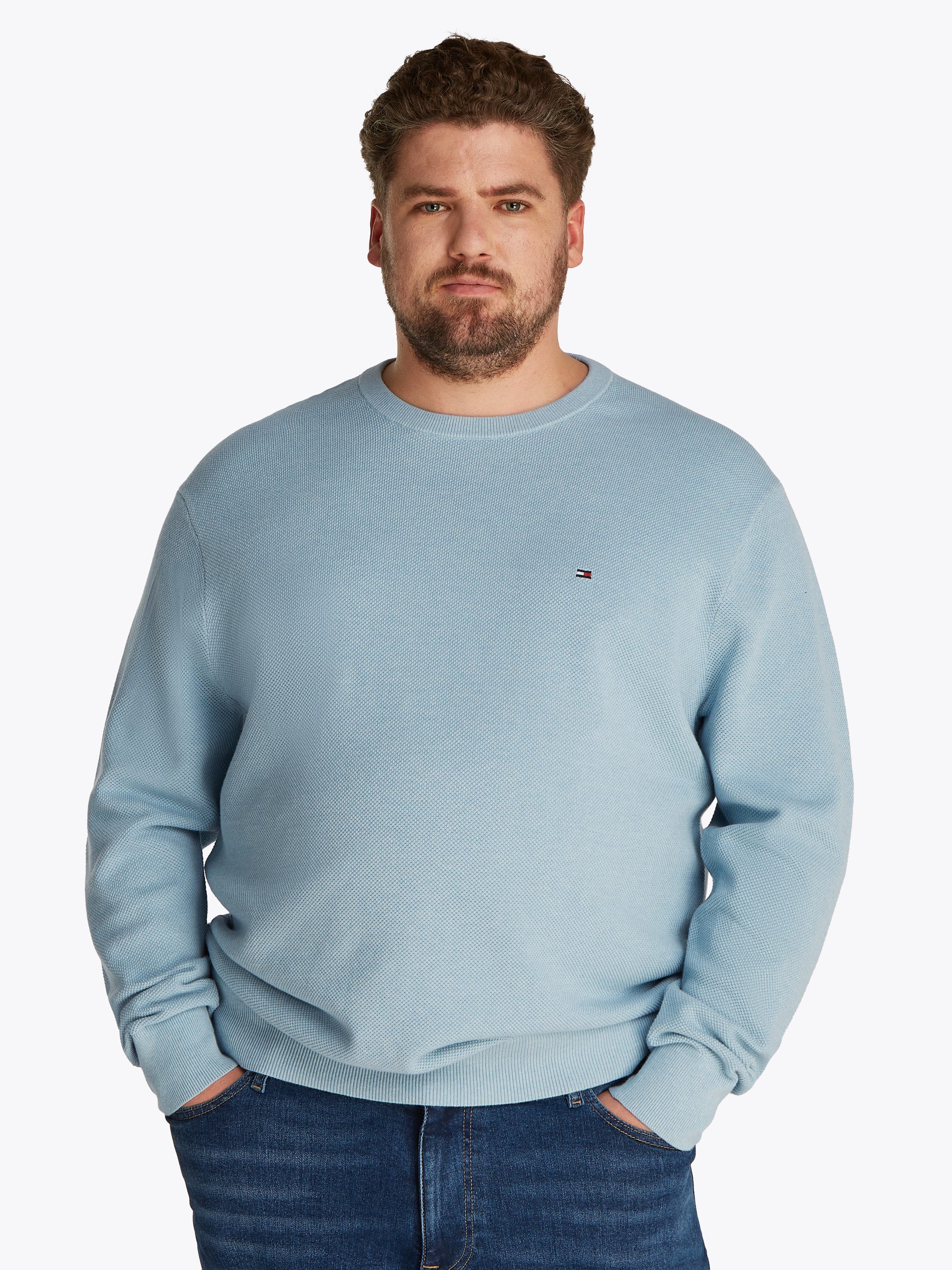 Tommy Hilfiger Big & Tall Rundhalspullover günstig online kaufen