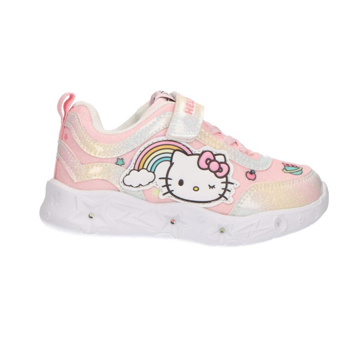 Hello Kitty Kinder Sportschuhe mit Lichteffekt leichte Freizeitschuhe Sneaker (Packung)