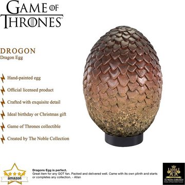 The Noble Collection Merchandise-Figur Game of Thrones Drachen Ei Drogon Replik, offiziell lizenziertes Game of Thrones Produkt