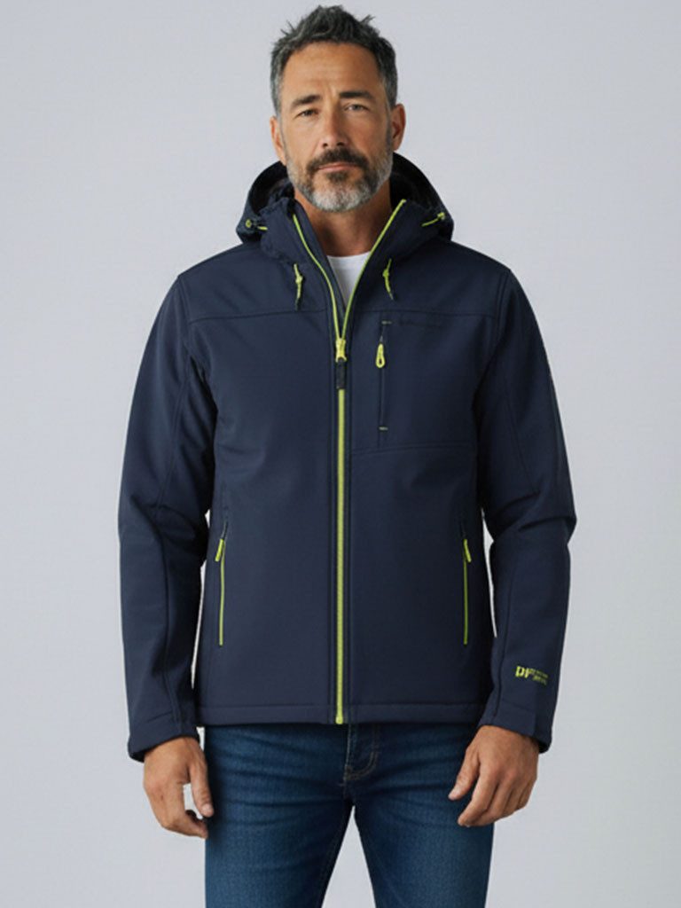 Softshelljacke Amrum Herren Jacke Softshell Fleece-Innenfutter - Outdoor-Jacke Modern