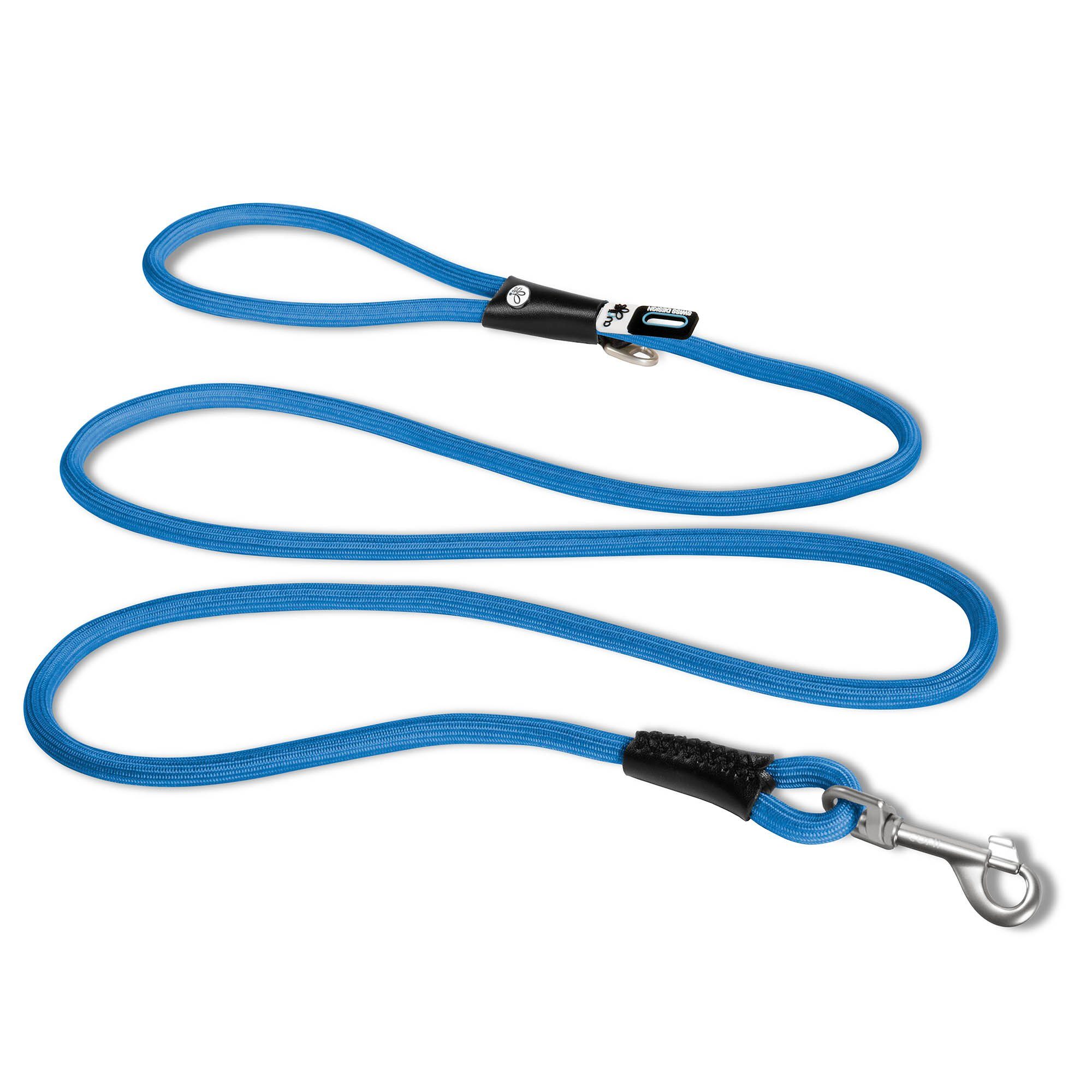 Curli Hundeleine Curli Stretch Comfort stoßdämpfende Nylon Hunde Führleine Hundeleine
