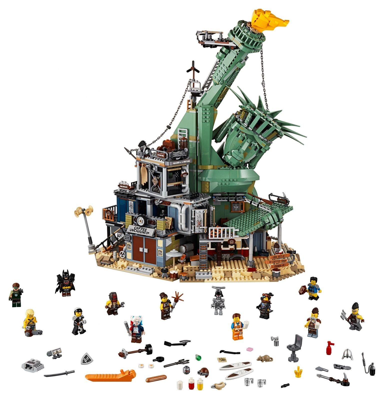 LEGO® 70840 Lego Movie Willkommen in Apo­ka­lyp­stadt! Spielbausteine, (3178 St)