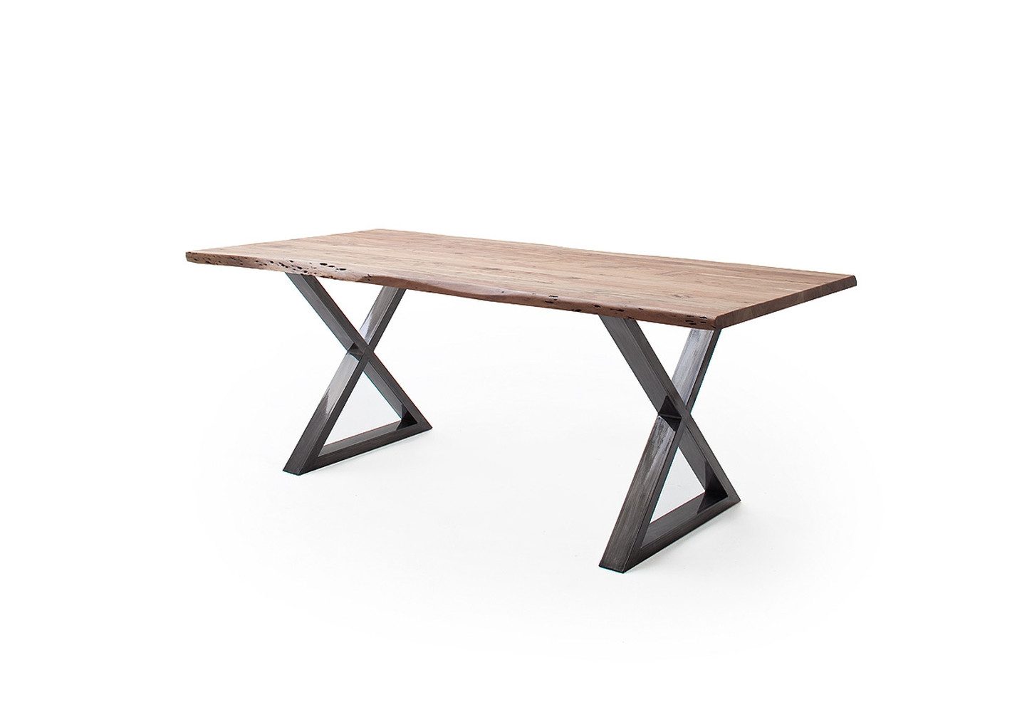 freiraum Baumkantentisch Calabria, in Akazie natur / antik - 200x77,5x100 (BxHxT)