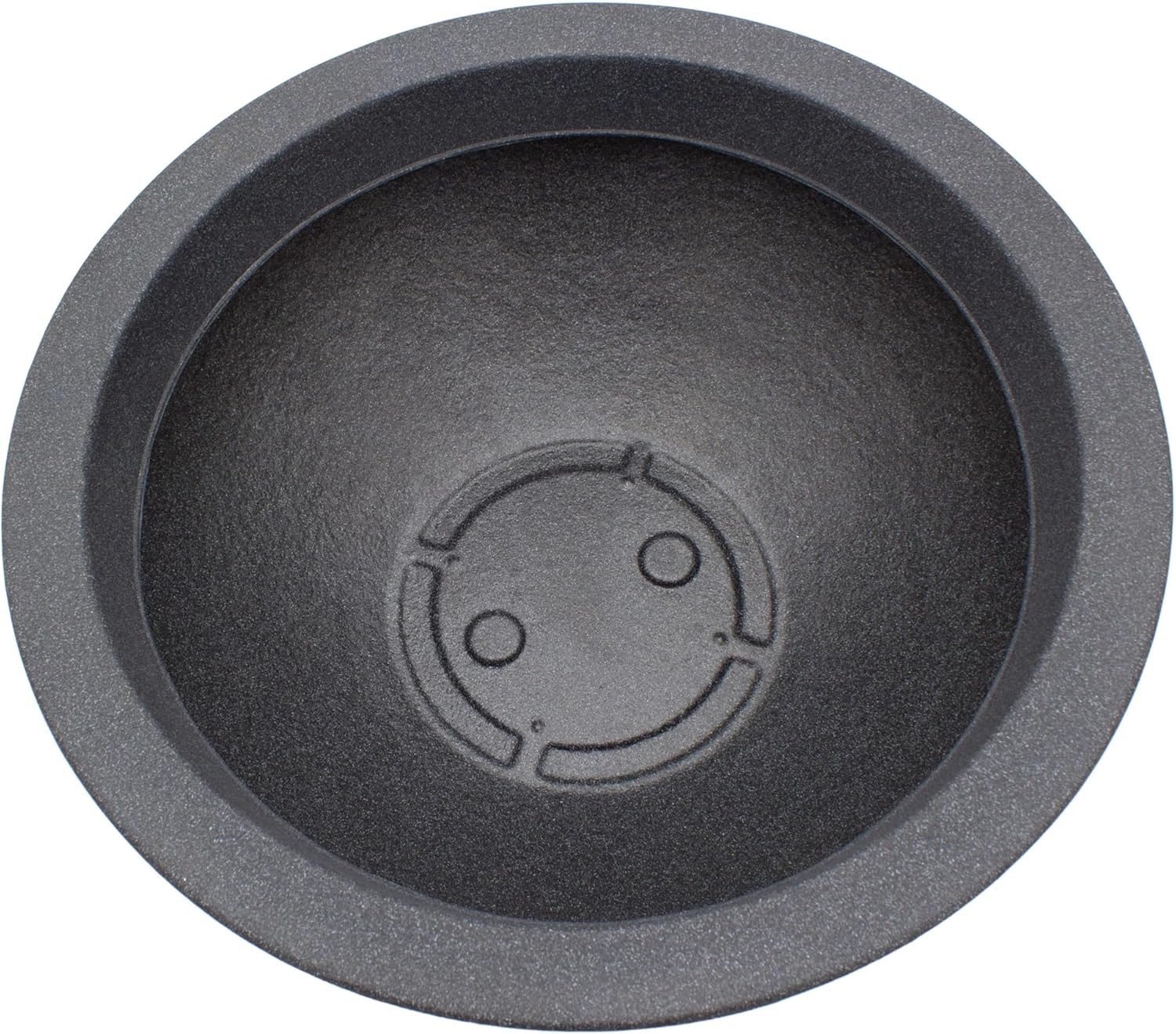 mucHome Pflanzschale Anthrazit Ø 52cm Höhe ca. 20 cm Pflanzkübel Pflanztopf