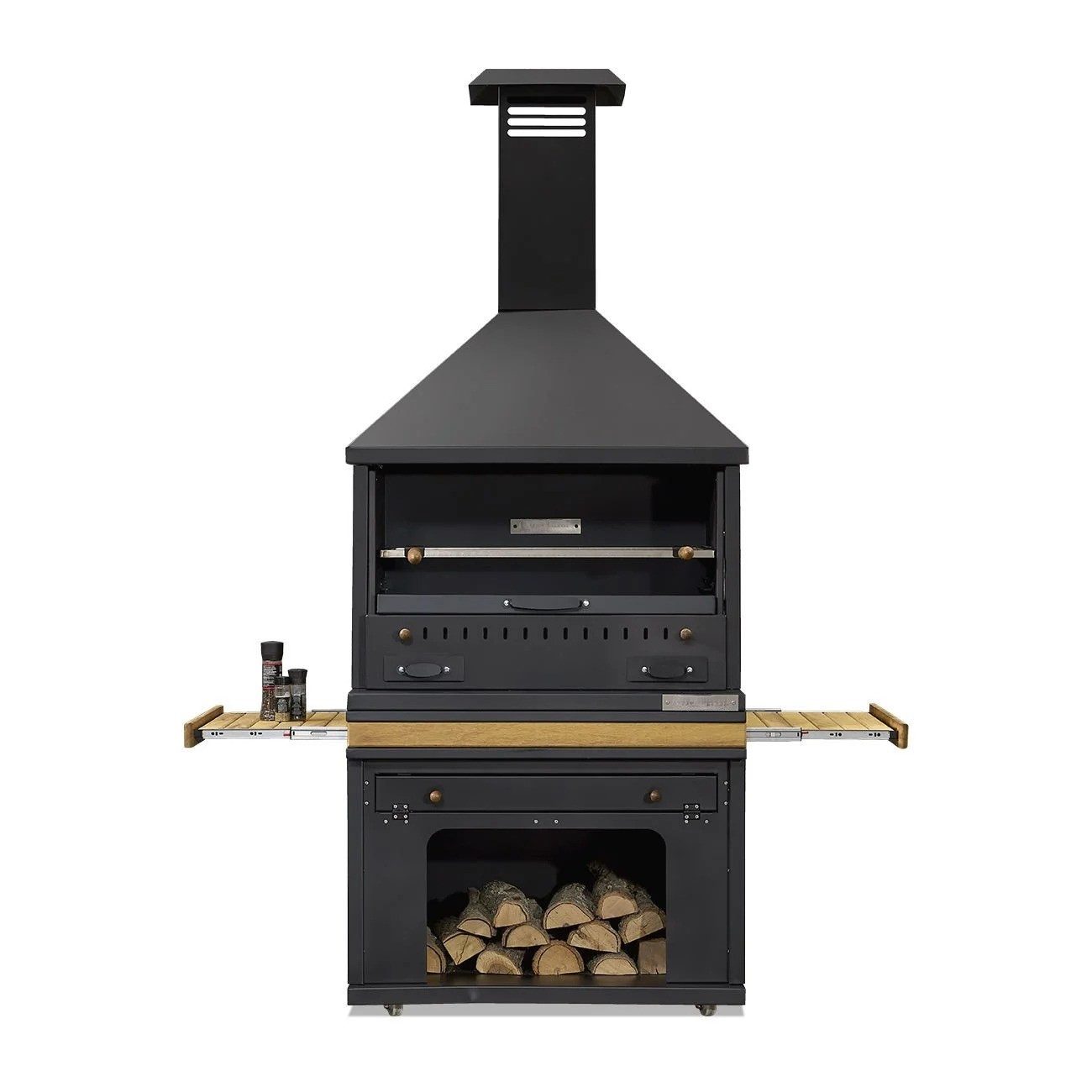 JVmoebel Grillkamin Moderne Außenküche aus robustem Material mit Grill und Arbeitsflächen, Made in Europe