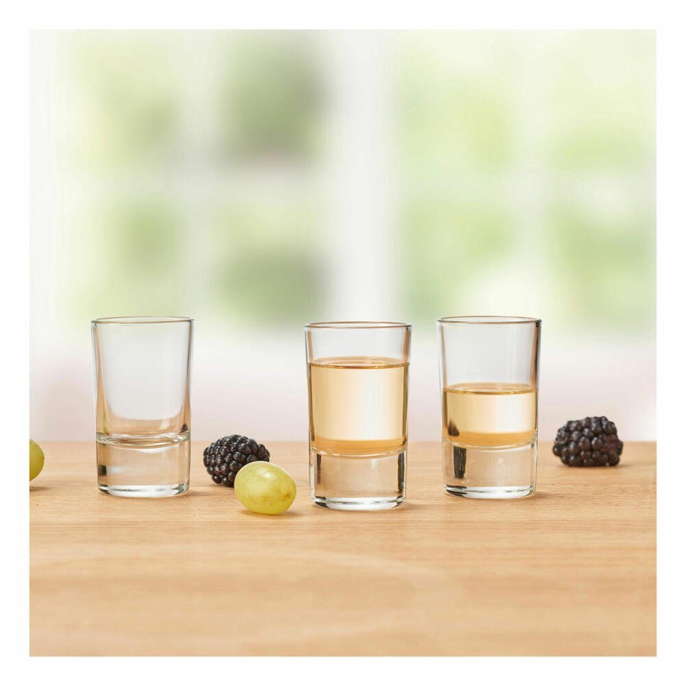 montana-Glas Schnapsglas :basic Stamper 40 ml 3er Set, Glas