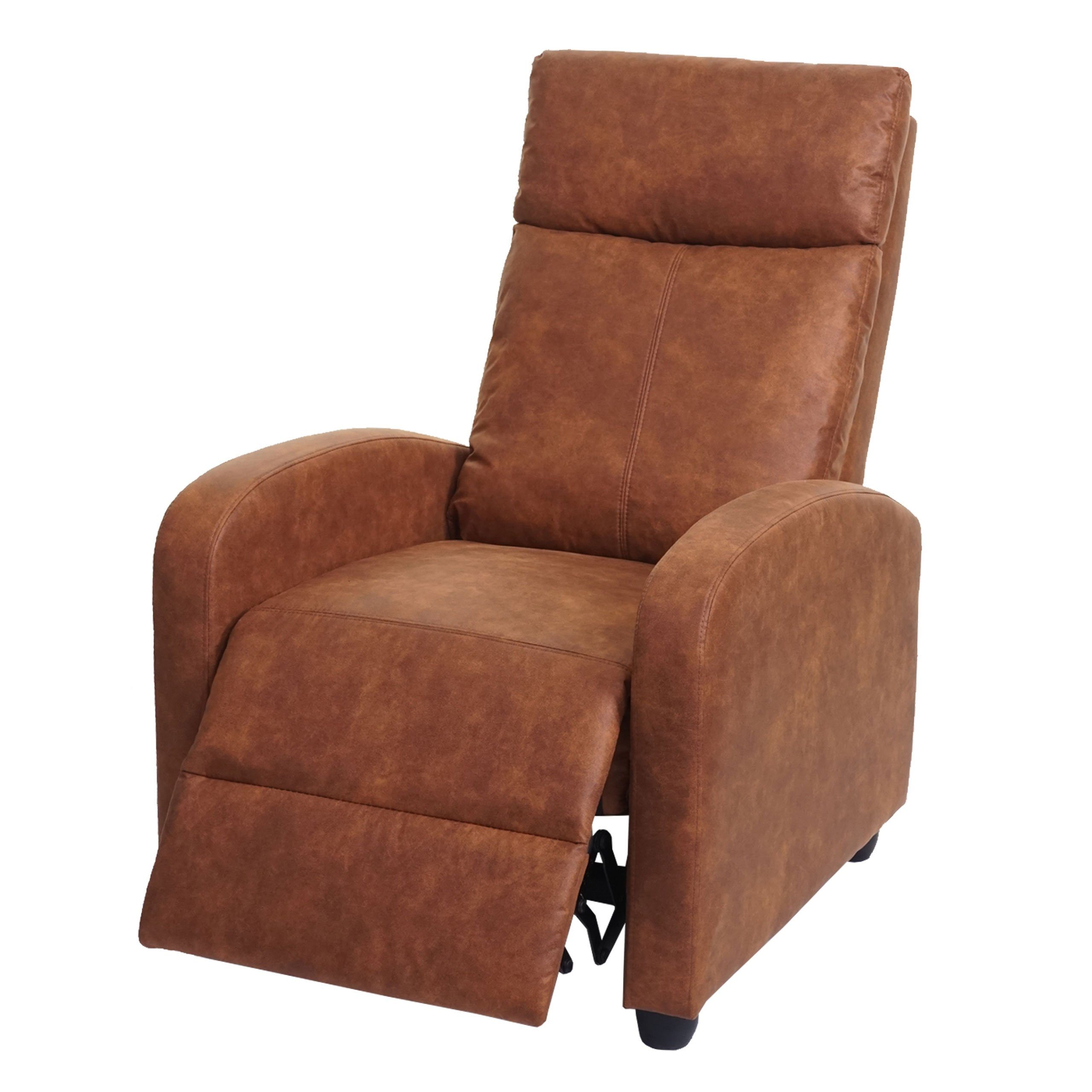 MCW Relaxsessel MCW-F76, Rückenlehne verstellbar, Synchrone Verstellung der Rücken-/ Fußlehne