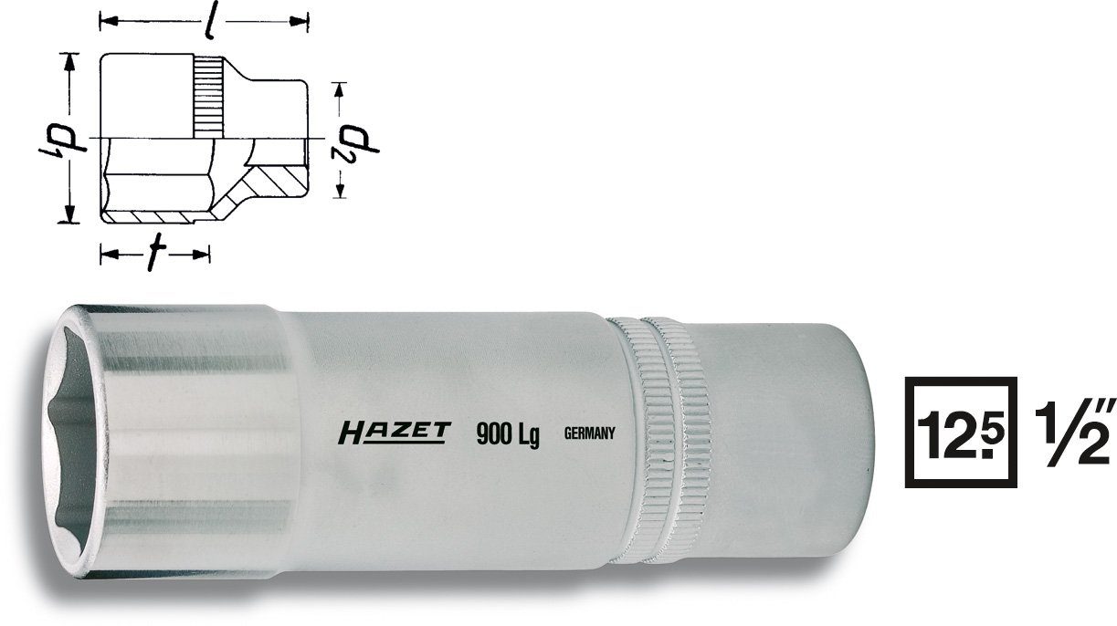 Hazet HAZET 900LG-32 Steckschlüssel 6kt.-Steckschlüssel-Einsatz,