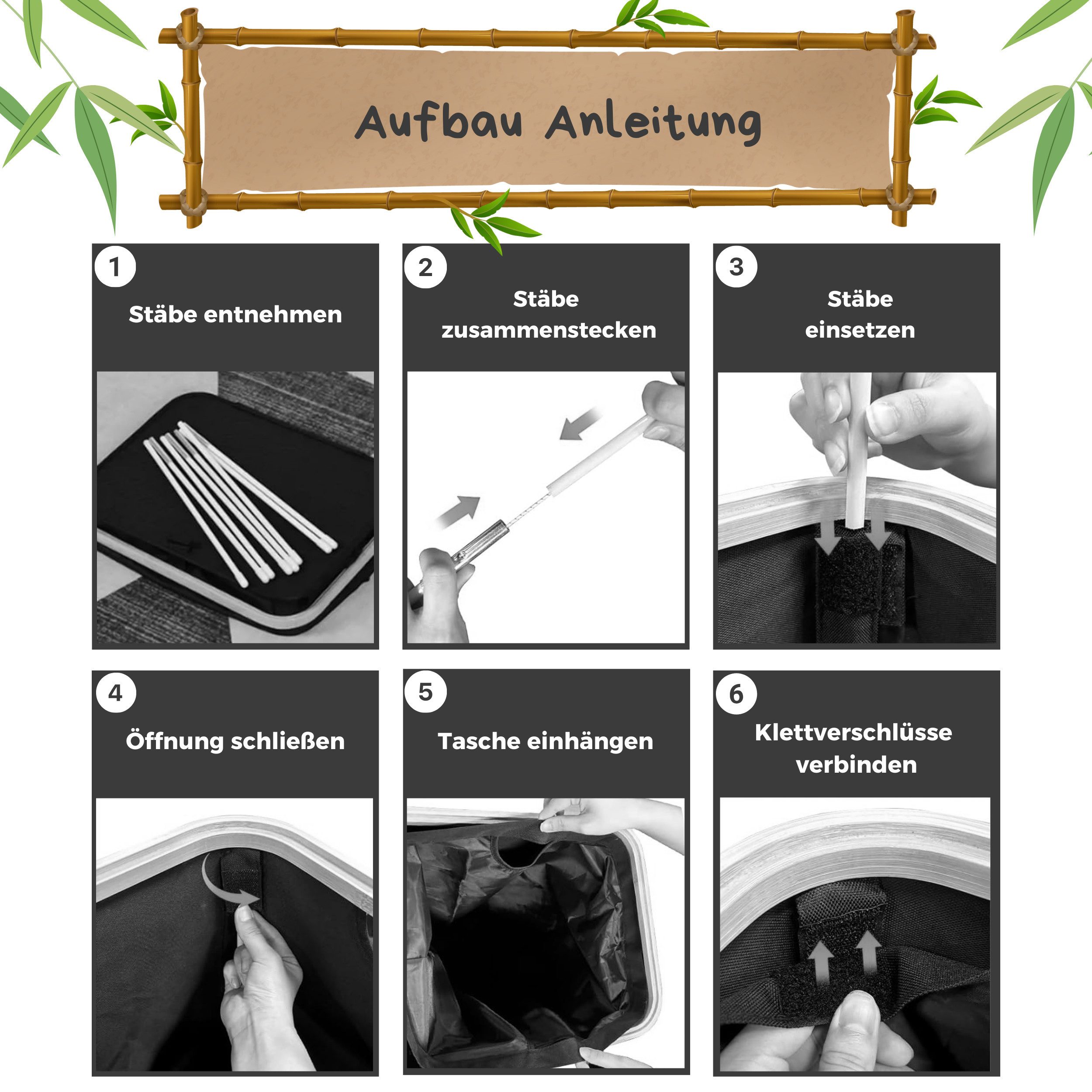 S&T Design Flaschenkorb Pfandflaschen Sammelbehälter Groß Pfandflaschen Aufbewahrung, 100 l, 100L, Waschmaschinenfest, Geruchlos, 2x Tragetaschen, Faltbar – Bild 5 von 5