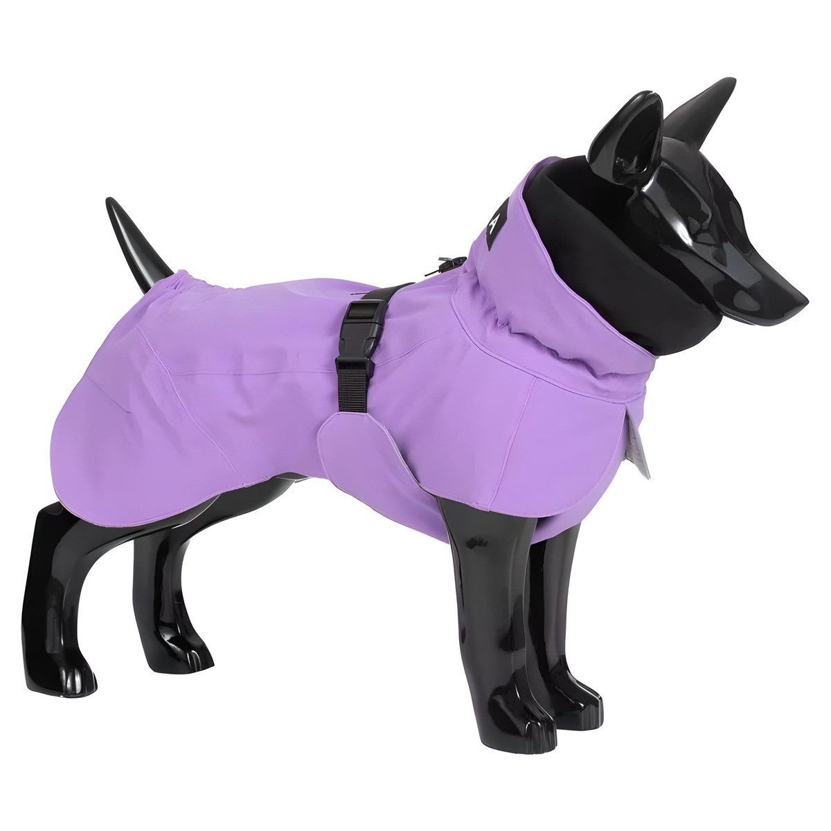 Hundemantel Hunde Winter-Jacke reflektierend "Visibility" lila