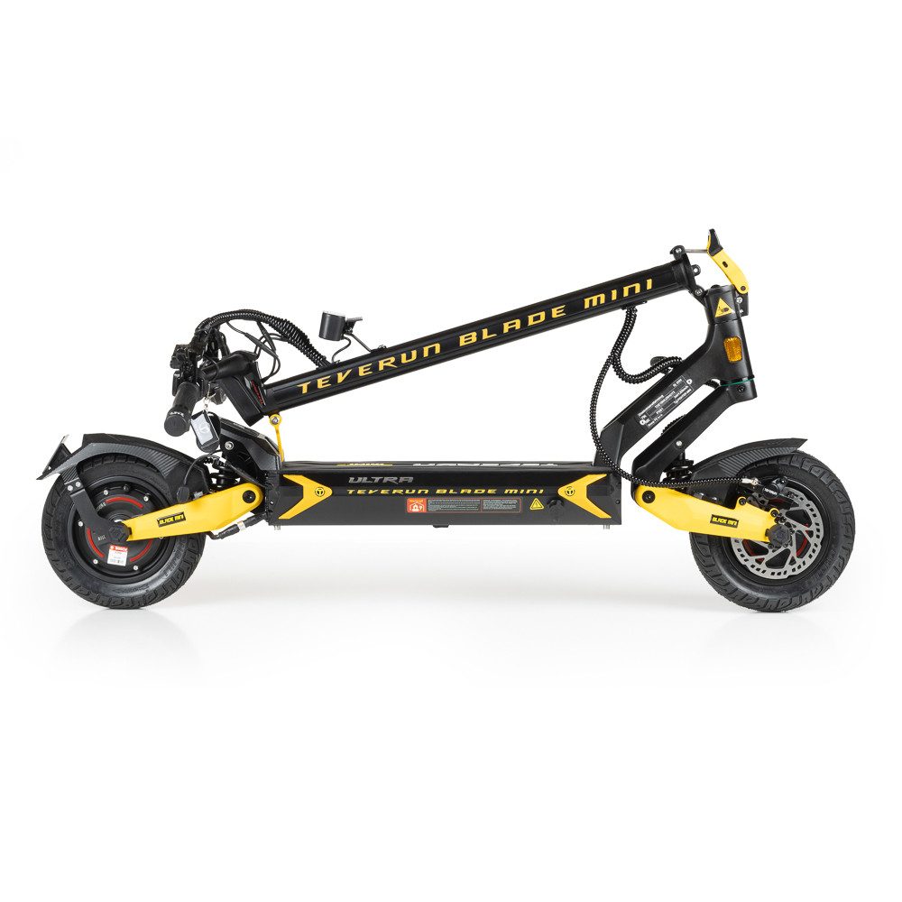 TEVERUN E-Scooter Teverun Blade Mini Ultra eKFV E-Scooter mit Straßenzulassung, 20 km/h, (Packung), 30Ah DMEGC, 2×250W Bosch, ABE, Federung, APP