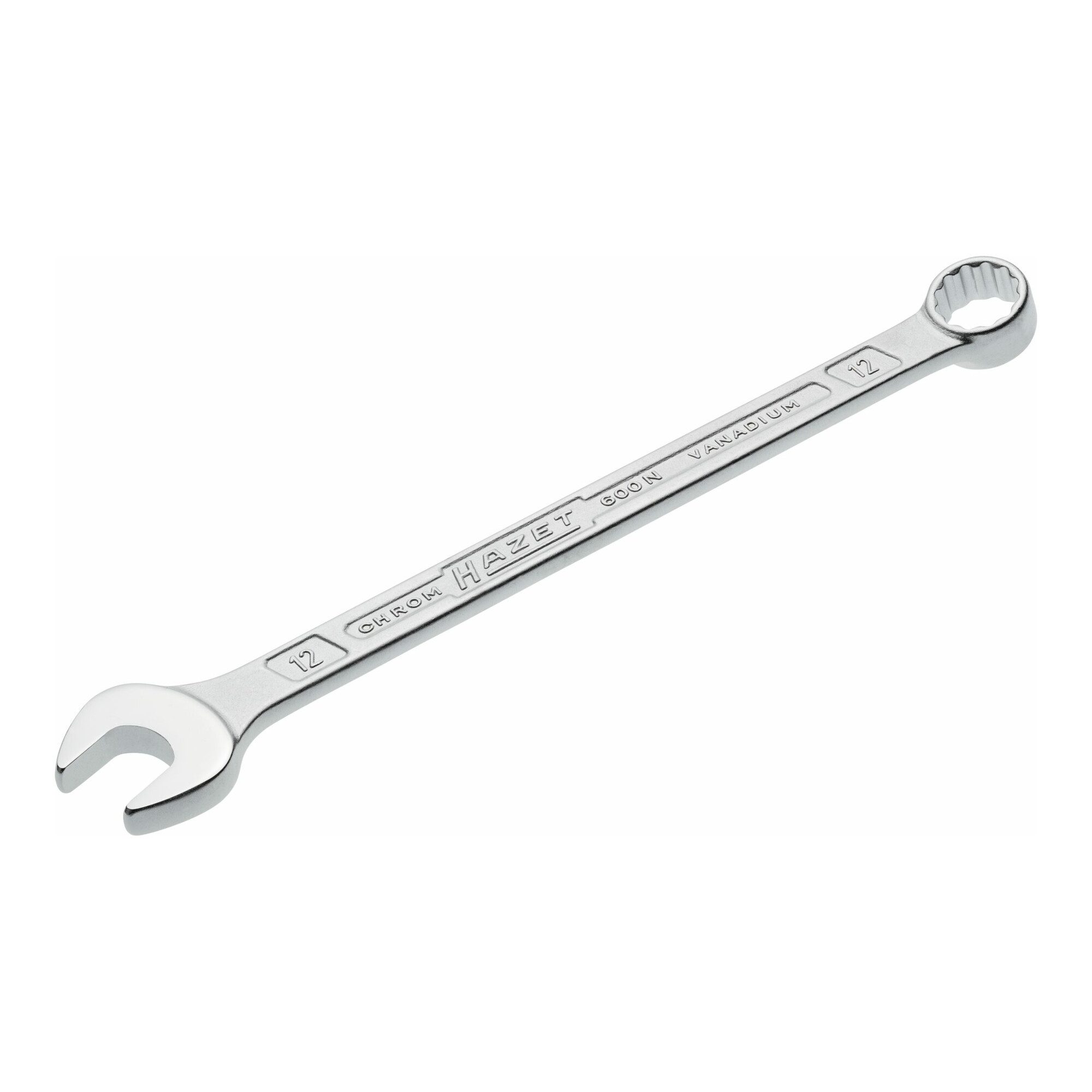 HAZET Ratschenringschlüssel HAZET Ring-Maulschlüssel 600N-12 12 mm