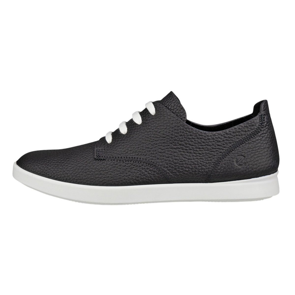 Ecco Leisure Lace Up (weiches Premium-Leder) schwarz Damen Sneaker günstig online kaufen