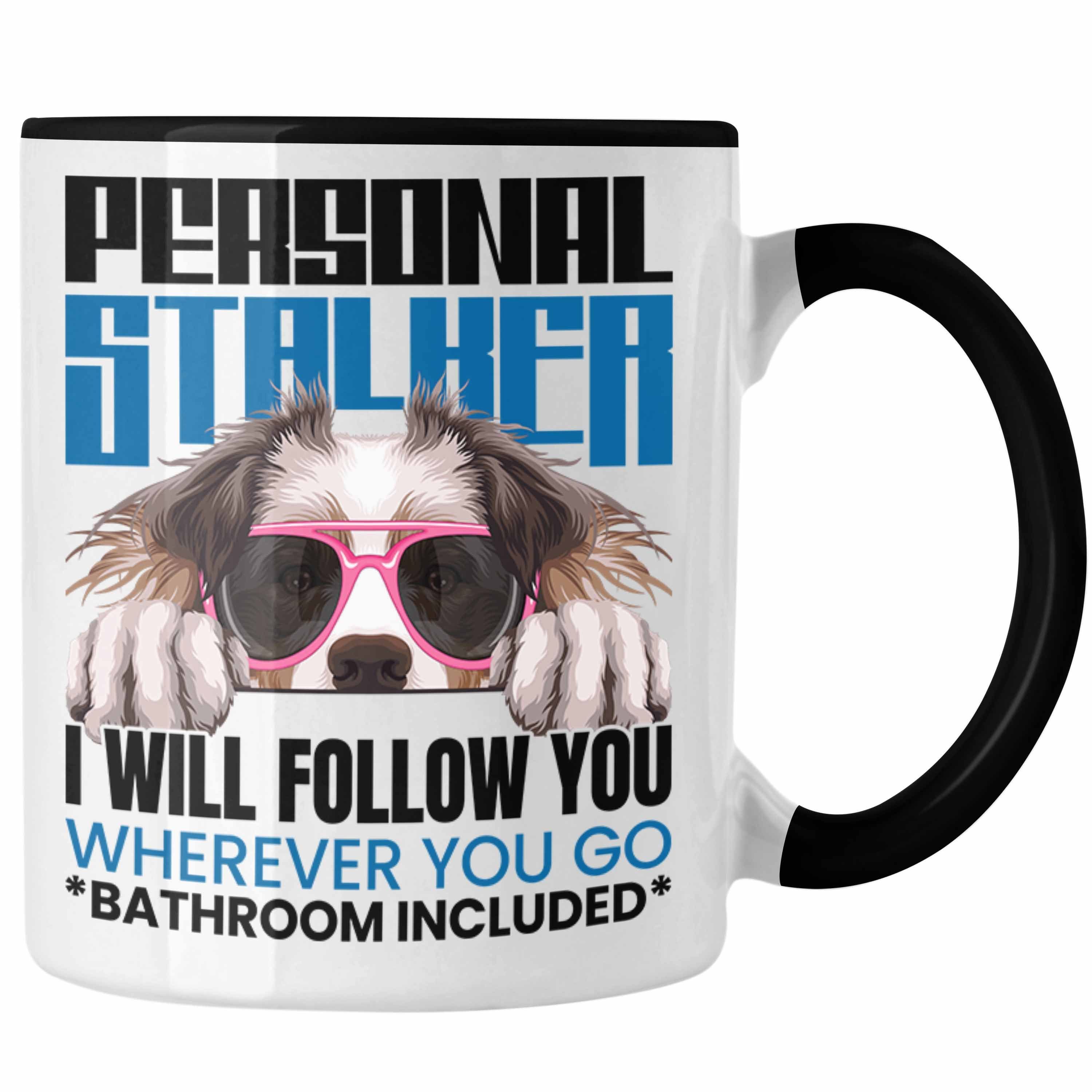 Trendation Tasse Besitzerin Australian Geschenk Schwarz Lustiger Shepherd Spruch Tasse Geschenk