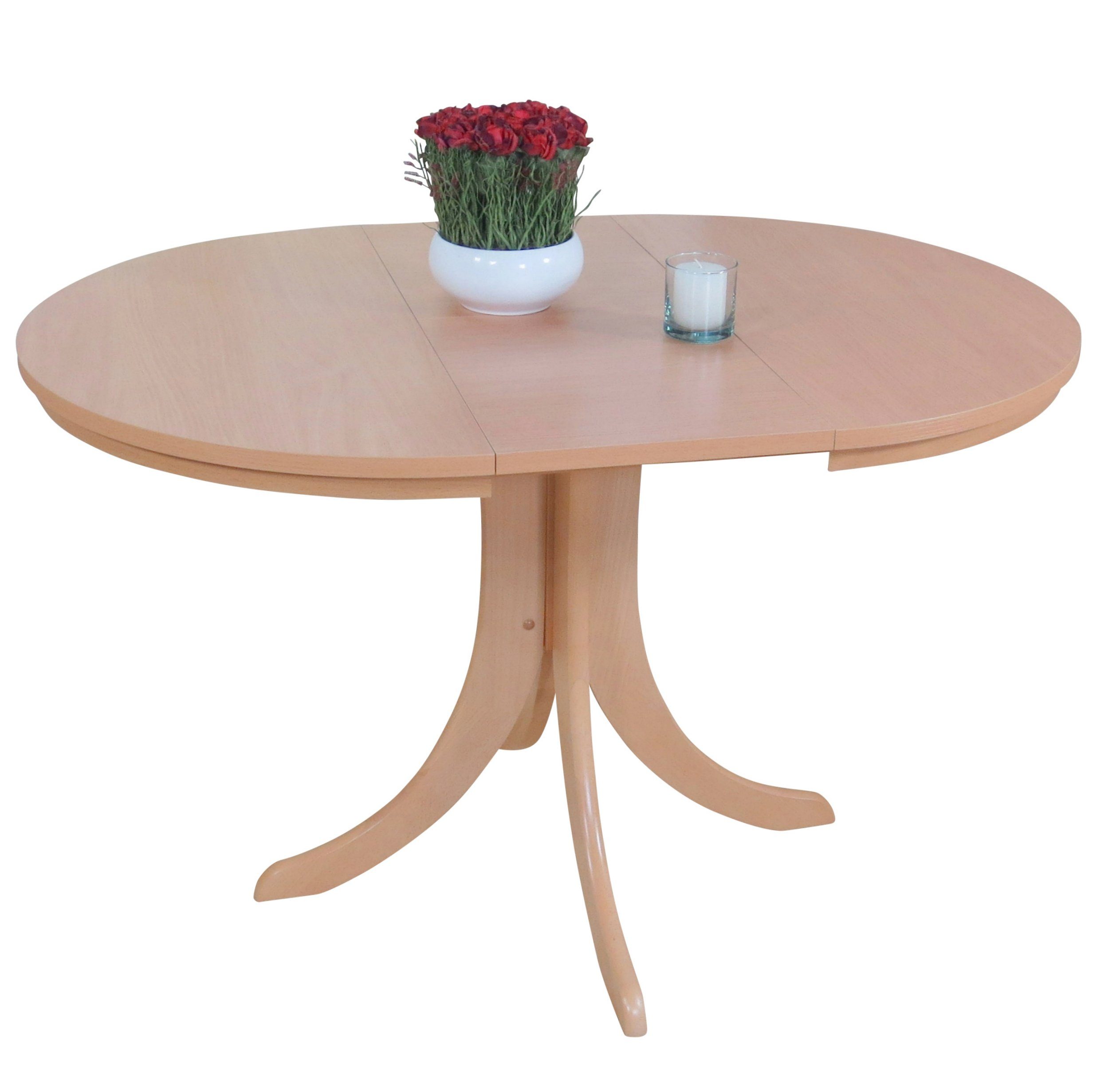 moebel-direkt-online Esstisch Nala (von 90 cm bis auf gesamt 125 cm ausziehbar), von 90 cm bis auf 125 cm ausziehbar