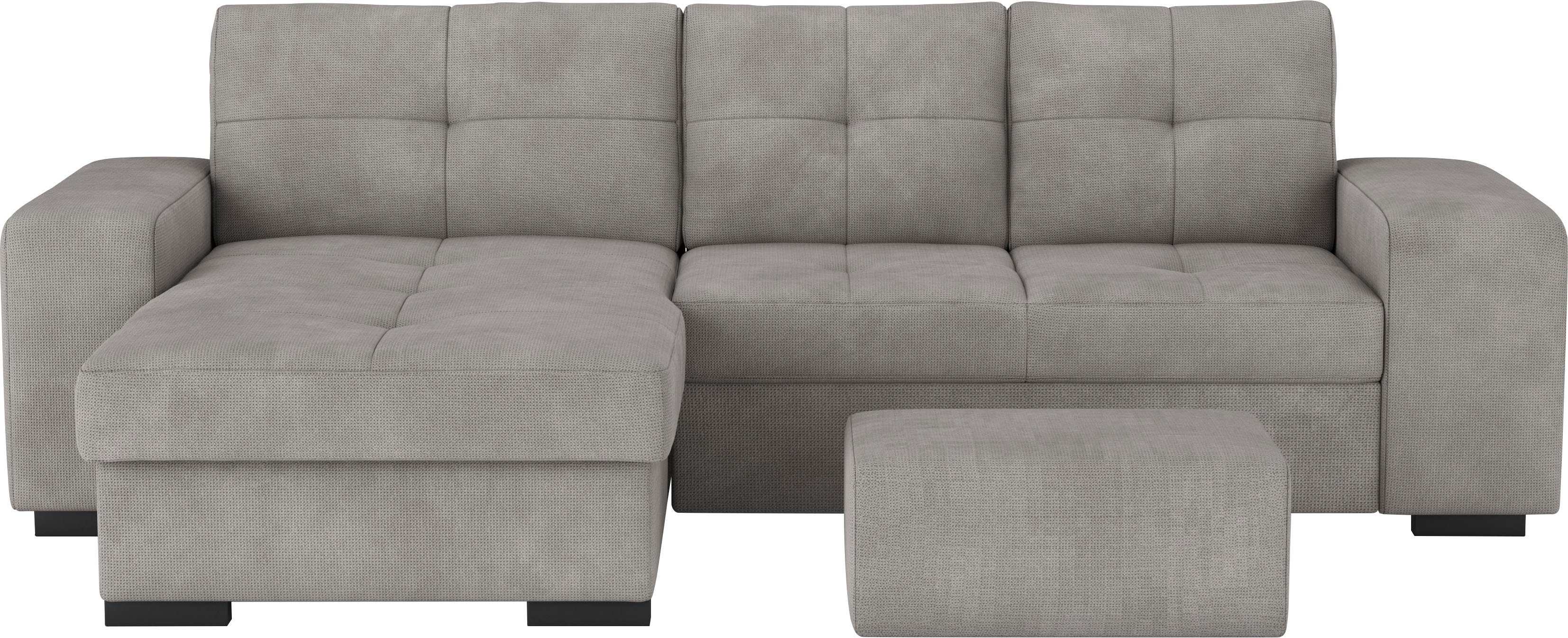 COTTA Ecksofa Mattina L-Form, mit Hocker, günstig online kaufen
