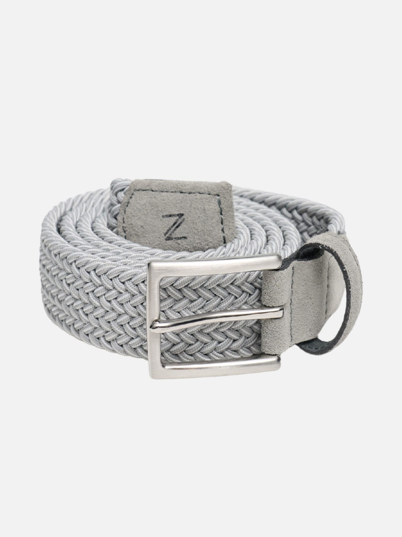 ZUITABLE Flechtgürtel Flechtgürtel DiGido 804-349, Med. Grey