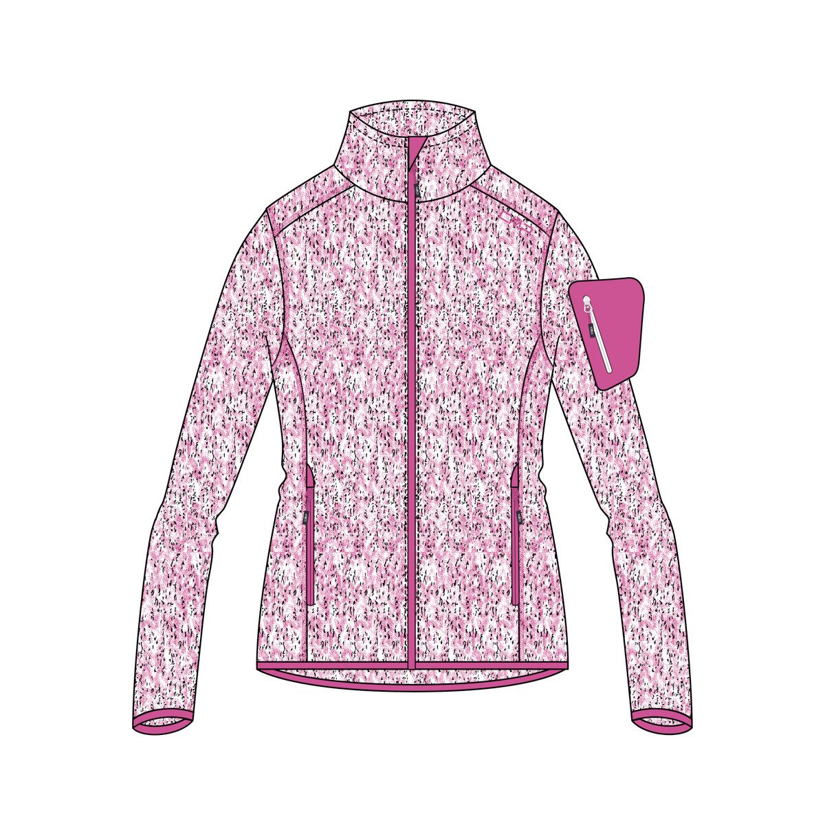 CMP Fleecejacke CMP Damen Jacke Knitted günstig online kaufen