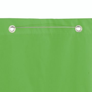 furnicato Sonnenschirm Balkon-Sichtschutz Hellgrün 120x240 cm Oxford-Gewebe