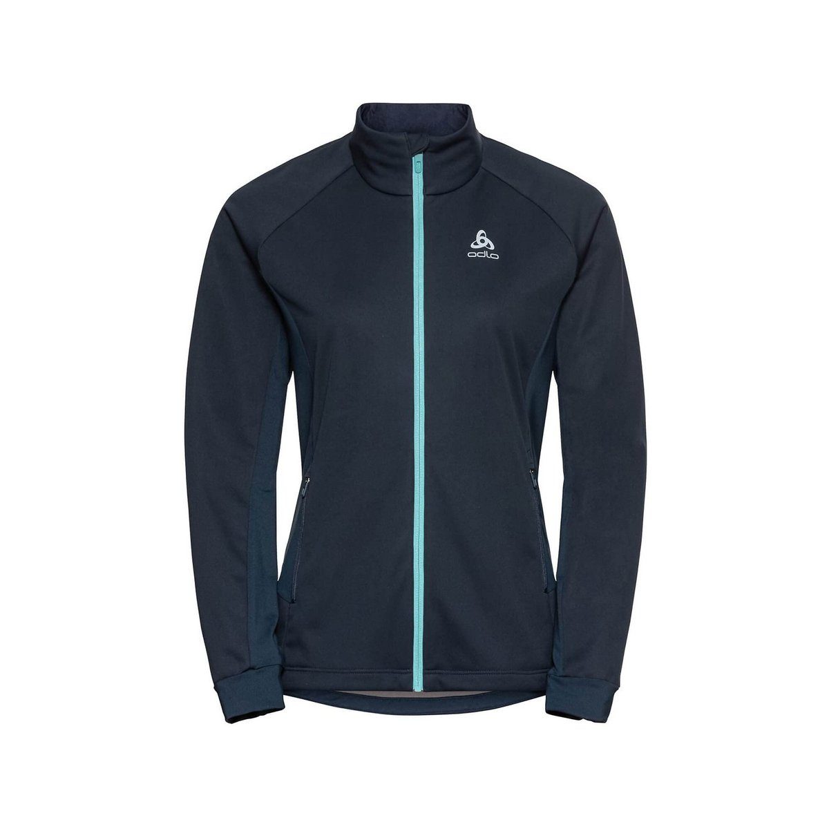 Odlo Windbreaker blau regular fit (1-St) DARK SAPPHIRE - REEF WAT