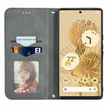 König Design Handyhülle Google Pixel 6 Pro, Schutzhülle Schutztasche Case Cover Etuis Wallet Klapptasche Bookstyle