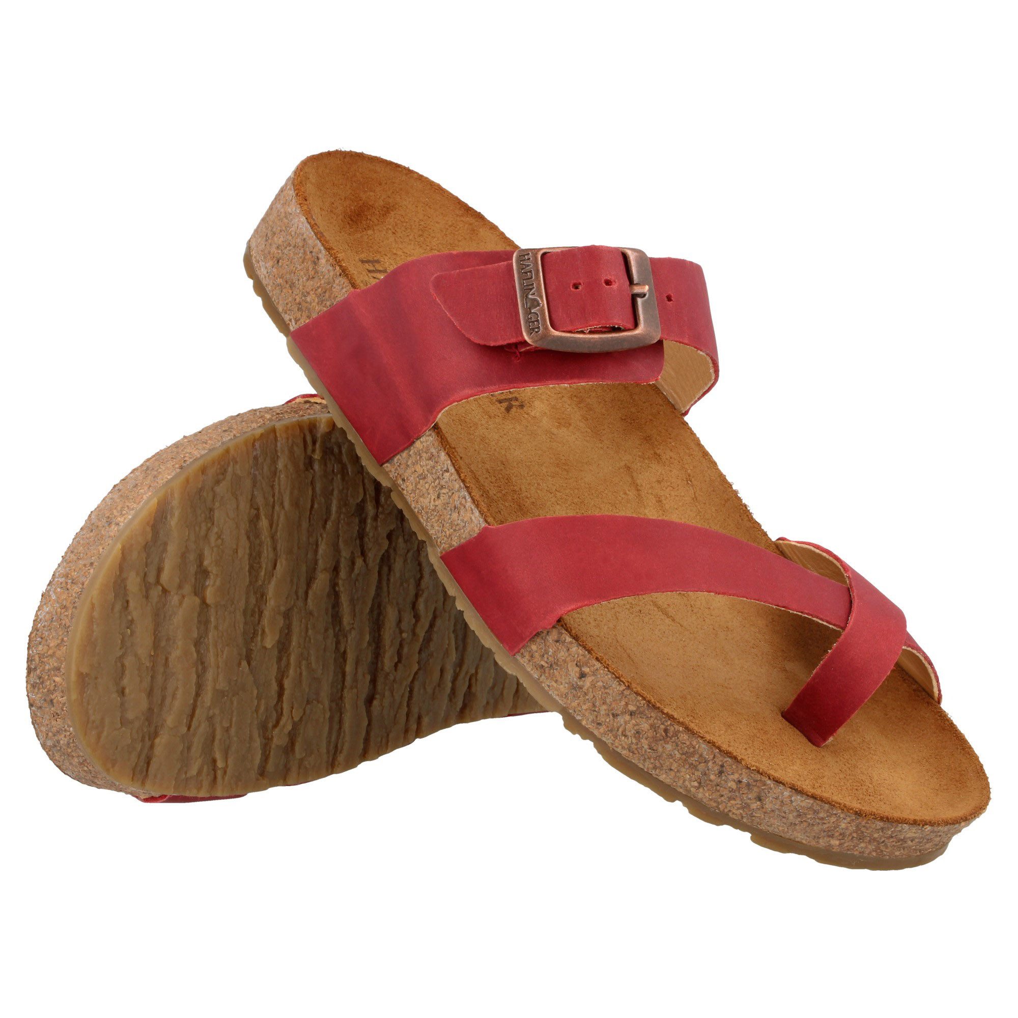 Haflinger Bio Juno Sommer Sandale Hausschuh Unisex Hausschuh