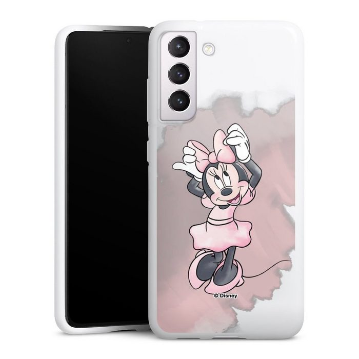 DeinDesign Handyhülle Mickey & Minnie Mouse Disney Motiv ohne Hintergrund Samsung Galaxy S21 FE Silikon Hülle Bumper Case Handy Schutzhülle