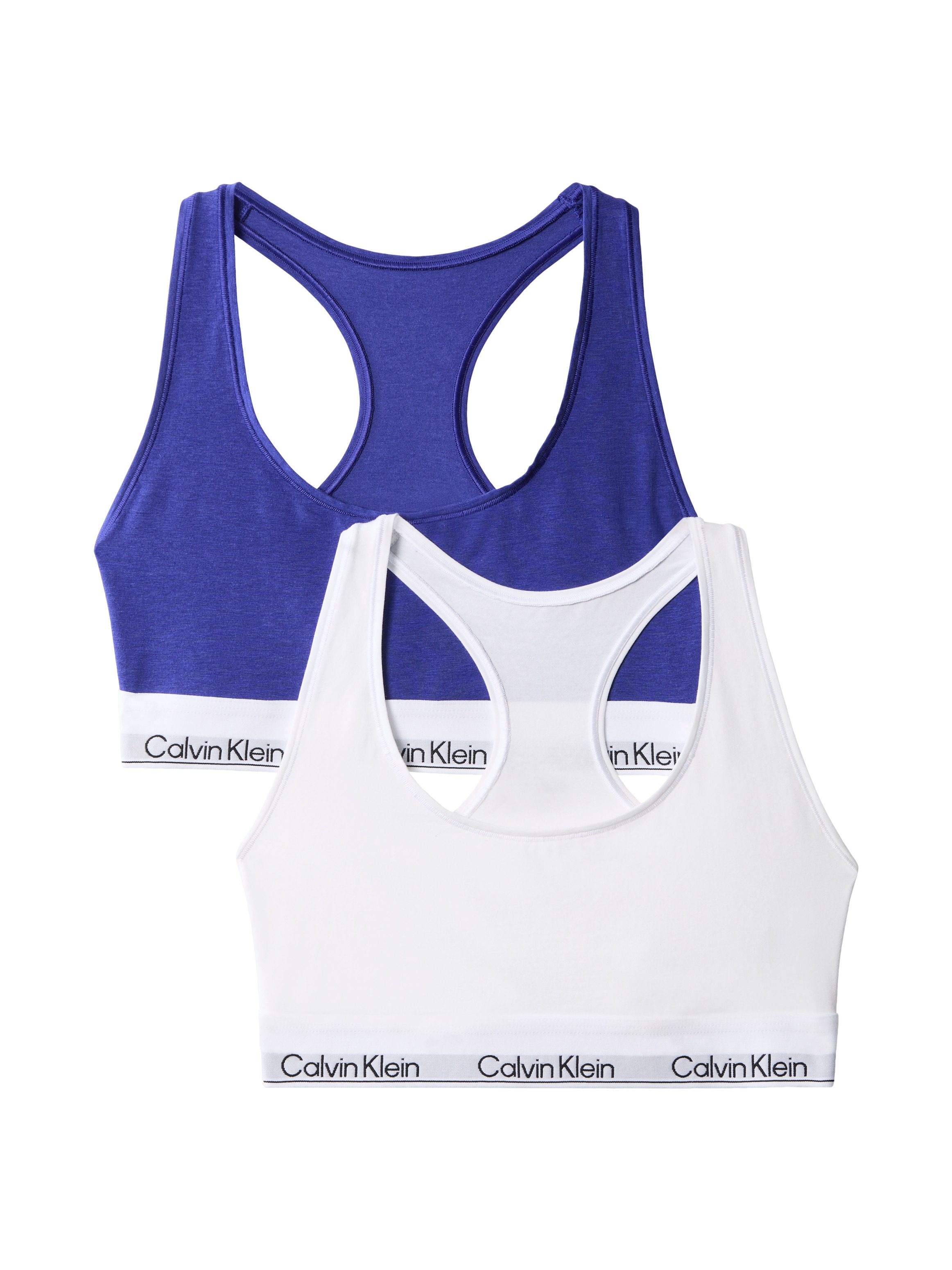 Calvin Klein Underwear Bralette BRALETTE 2PK (Packung, 2er-Pack) Körpernahe Passform mit elastischem Bund
