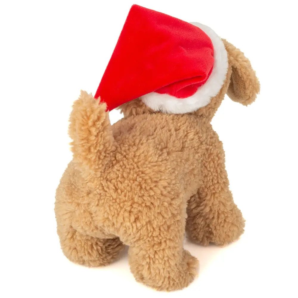 Teddy Hermann® Kuscheltier Teddy Hermann Hund mit Weihnachtsmütze, 20 cm