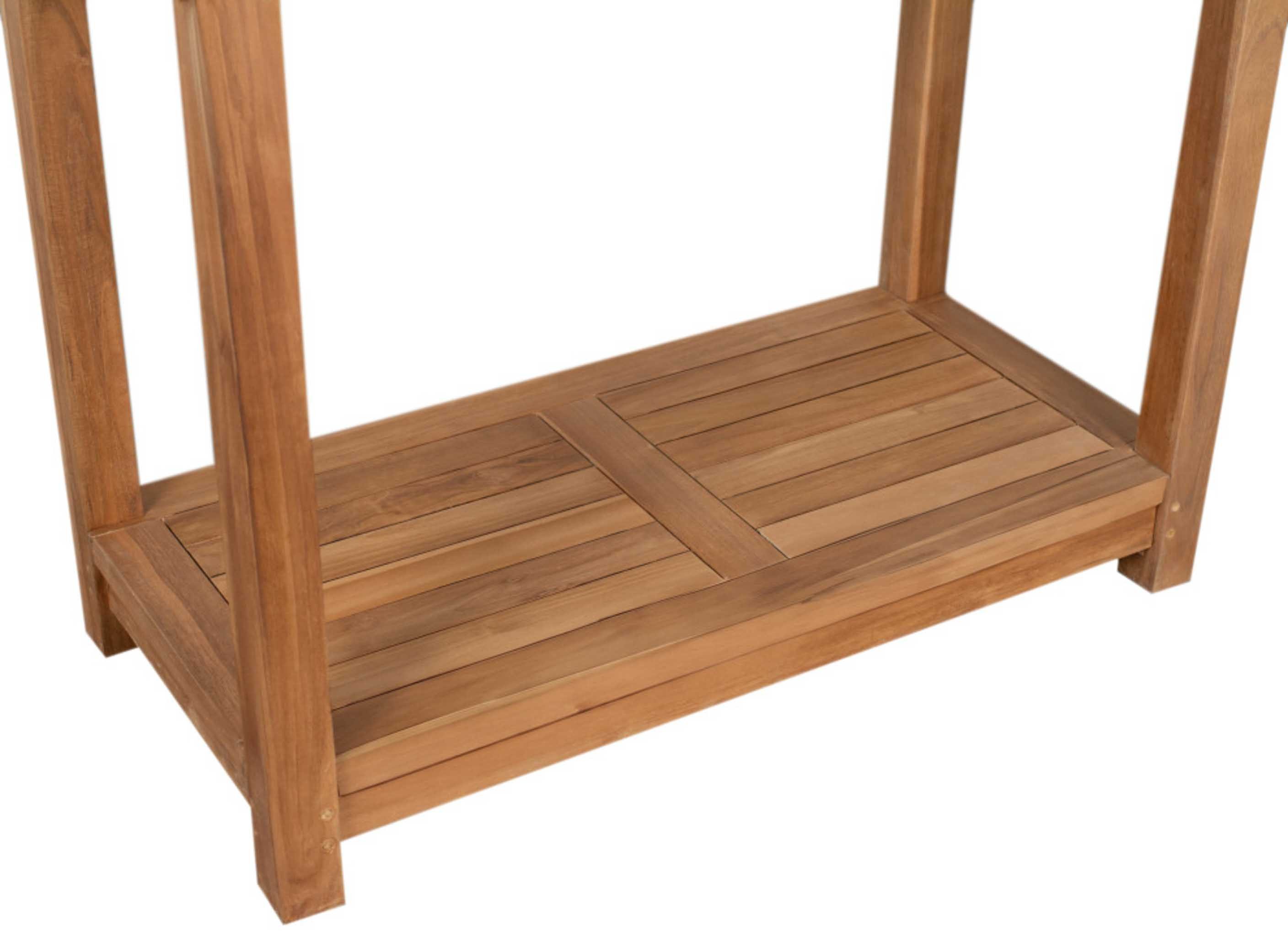 MR.DEKO Gartentisch Pflanztisch Salford Teak mit günstig online kaufen