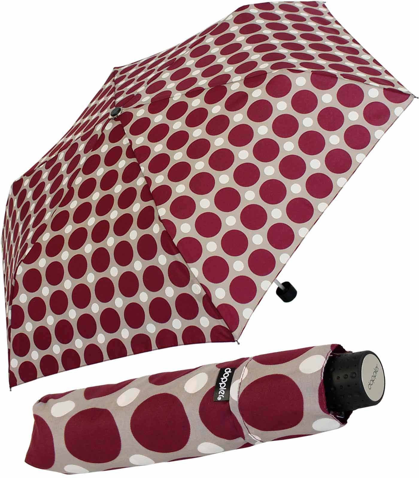 doppler® Taschenregenschirm Super-Mini Havanna Damen - Tango, besonders  leichter und kleiner Schirm, passt in jede Tasche