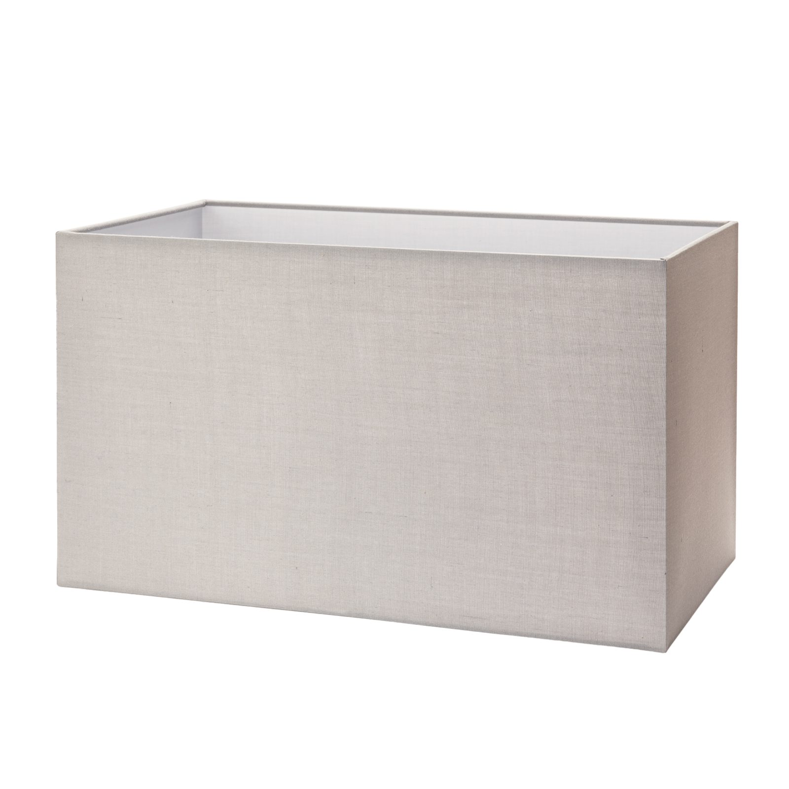 Orion Leuchten Lampenschirm Rechteckiger Lampenschirm 40 x 22 x 23 cm grau