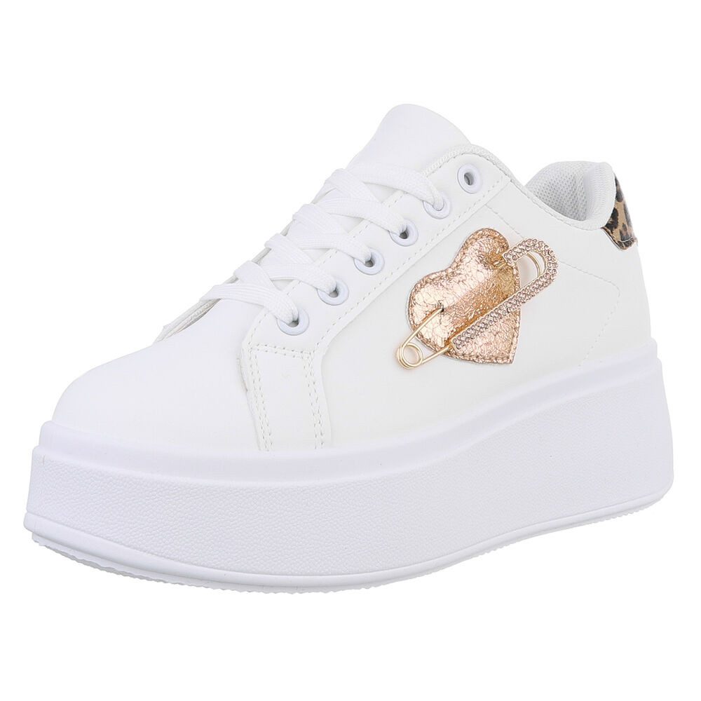 Ital-Design Damen Low-Top Freizeit Sneaker (88930474) Keilabsatz/Wedge Snea günstig online kaufen