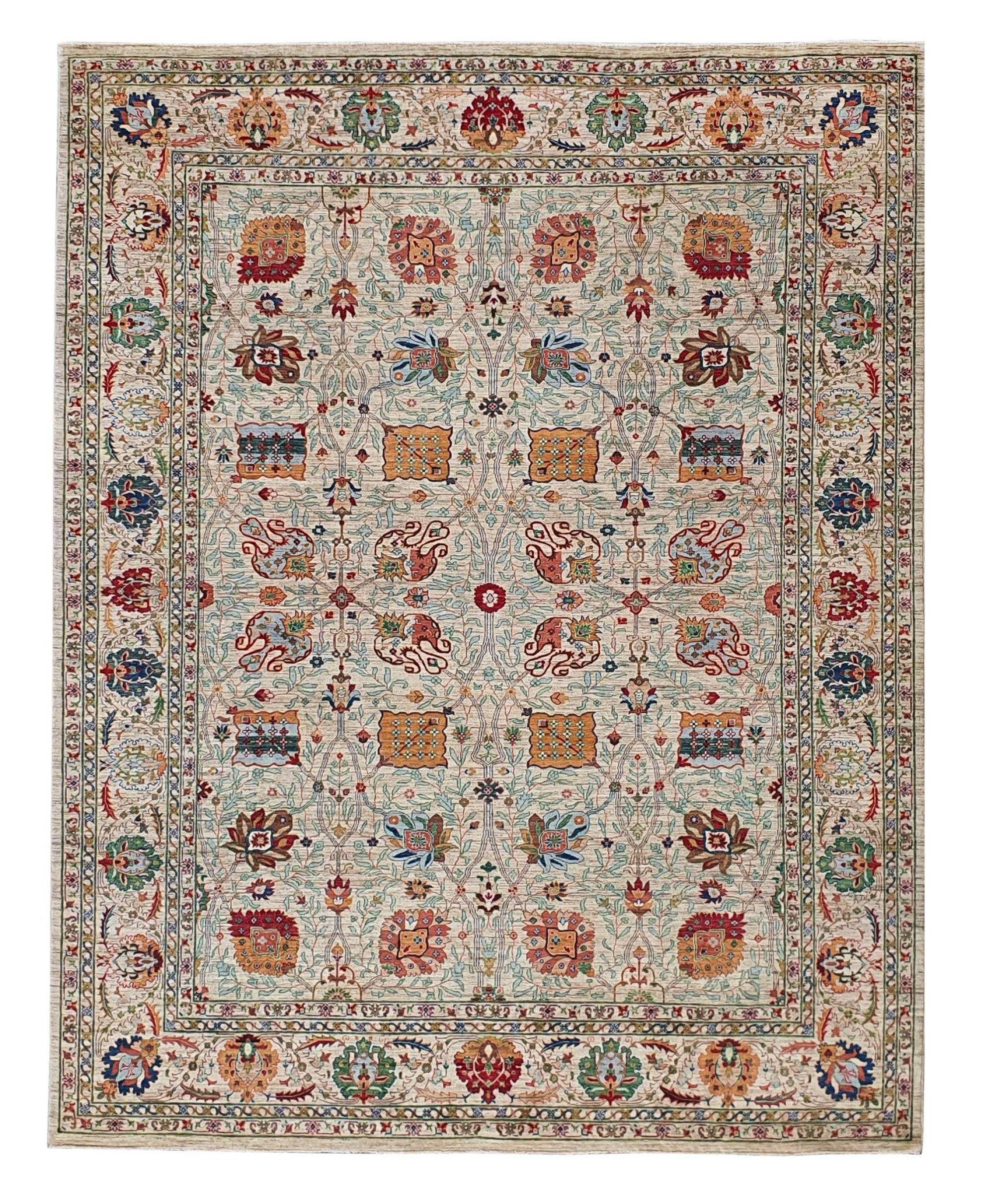 Nain Trading Orientteppich Arijana 277x362 Handgeknüpfter Orientteppich, rechteckig, Höhe: 5 mm