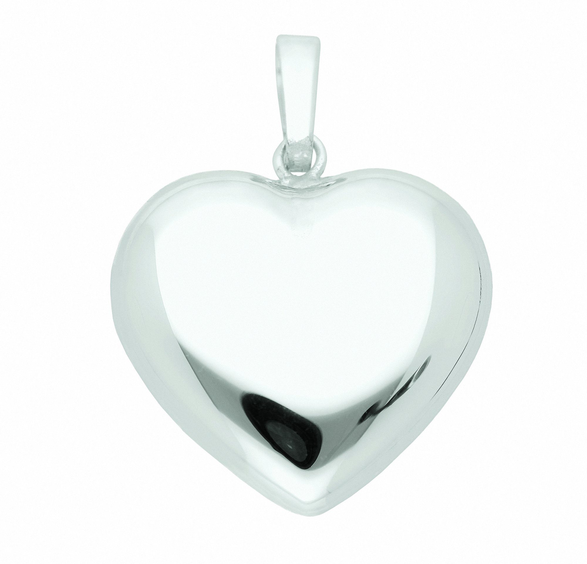 Halskette, Kette Herz, mit Anhänger Höhe Set - 15,2 15,9 Breite Anhängers Adelia´s Silber - Schmuckset mm mit Maße mm Anhänger des 925 -
