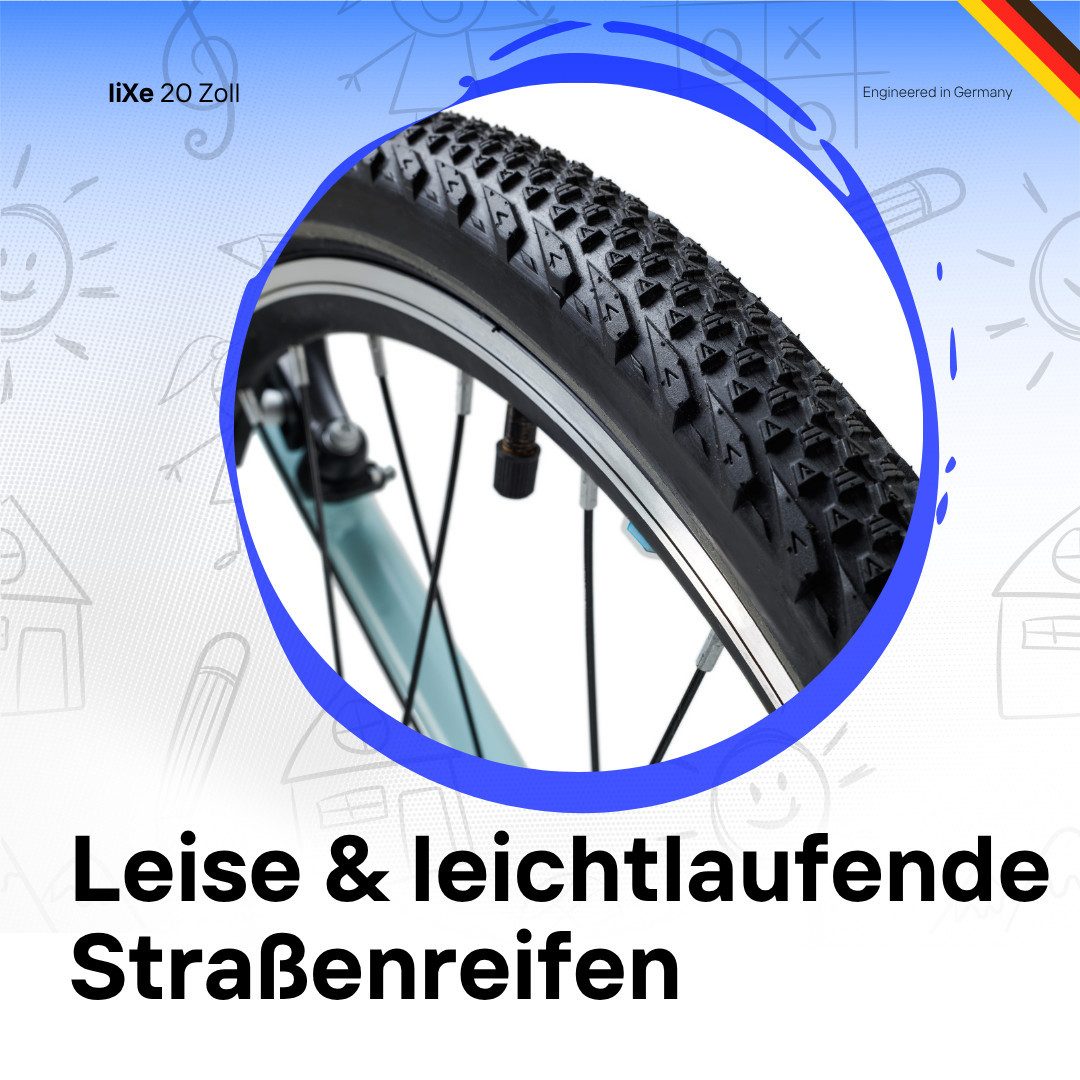 S’COOL Kinderfahrrad liXe, 7 Gang, 20 Zoll