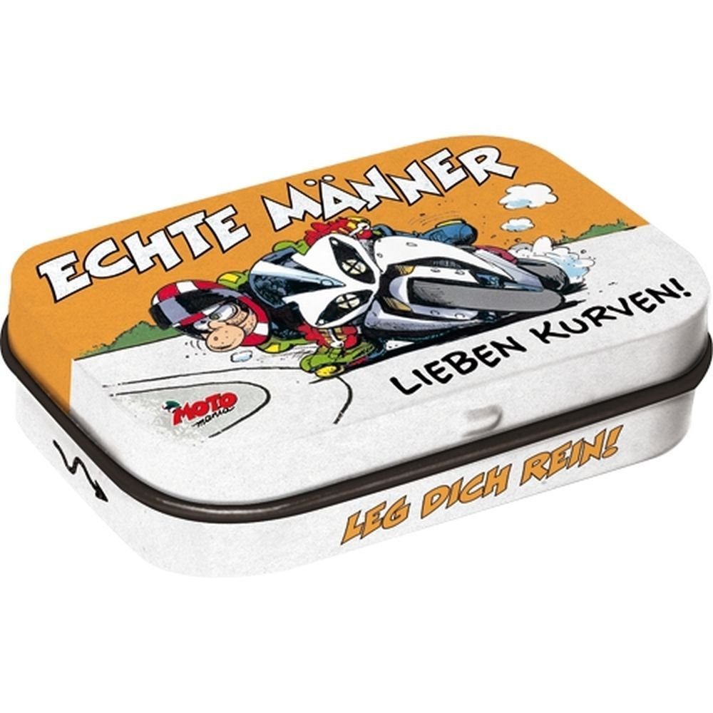 Nostalgic-Art Pillendose Pillendose - MOTOmania - Echte Männer lieben Kurven!