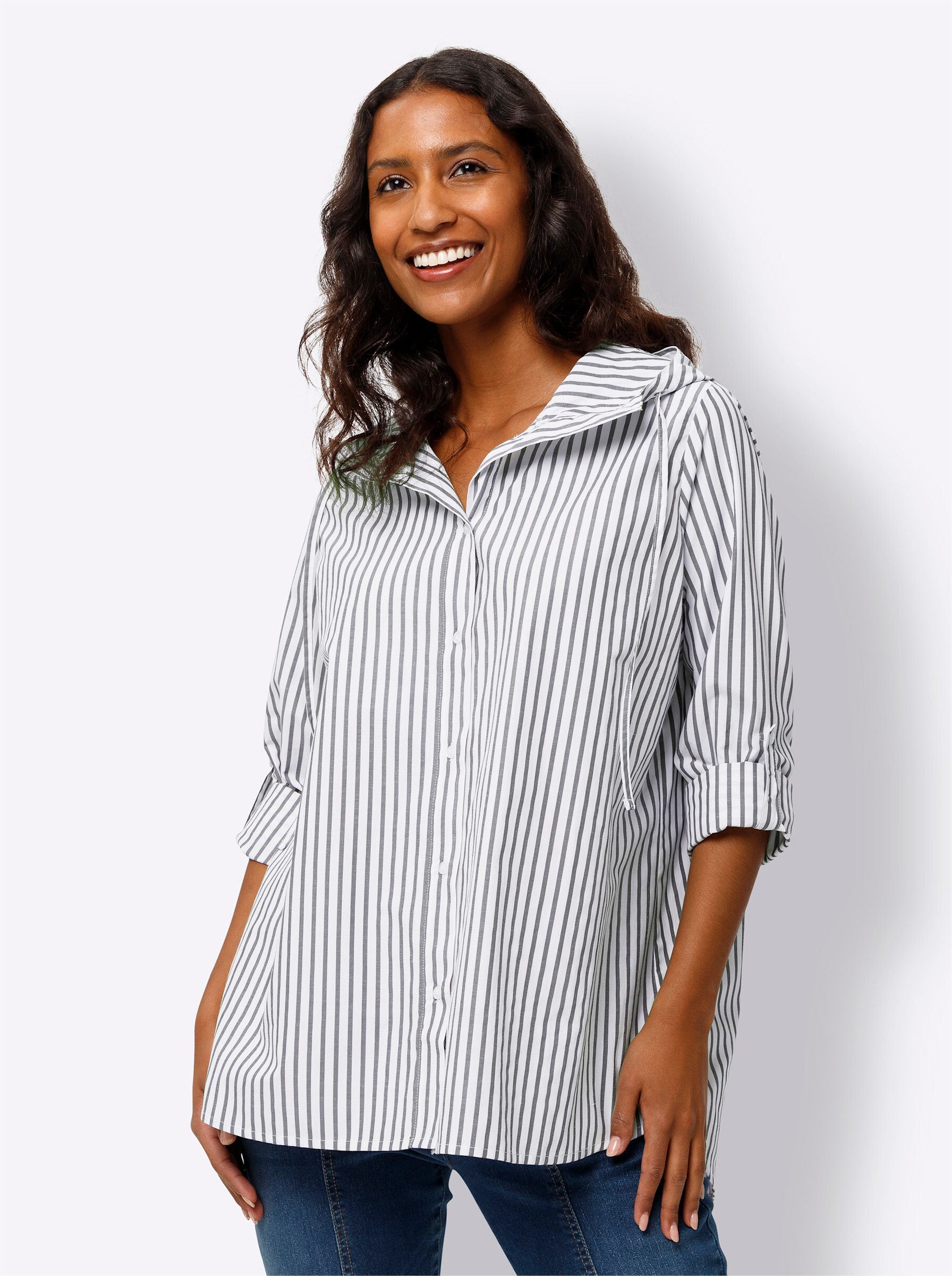 heine Klassische Bluse Bluse Langarm