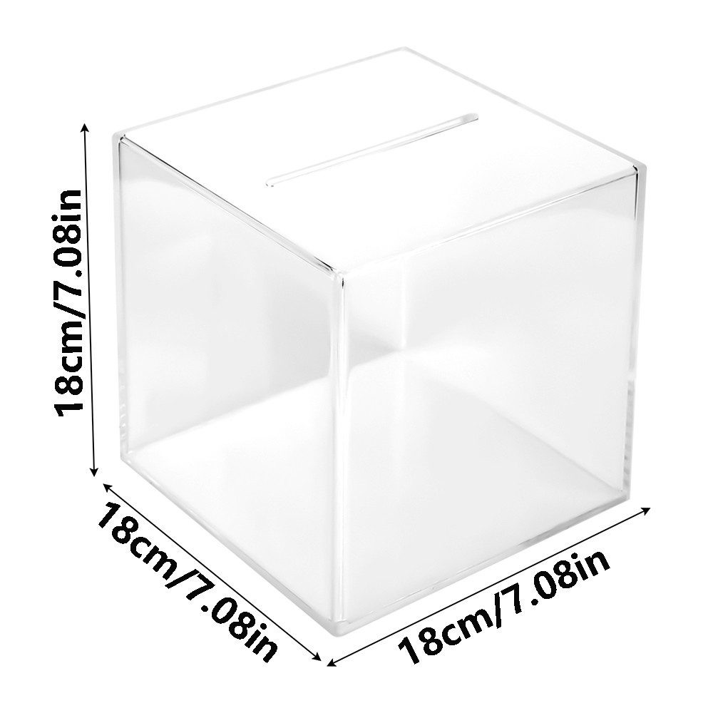 BlingBin Spardose Transparentes Sparschwein aus Acryl, günstig online kaufen